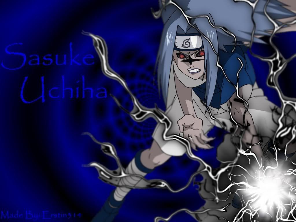 1024x768 Sasuke Uchiha Chidori Wallpaper. Image