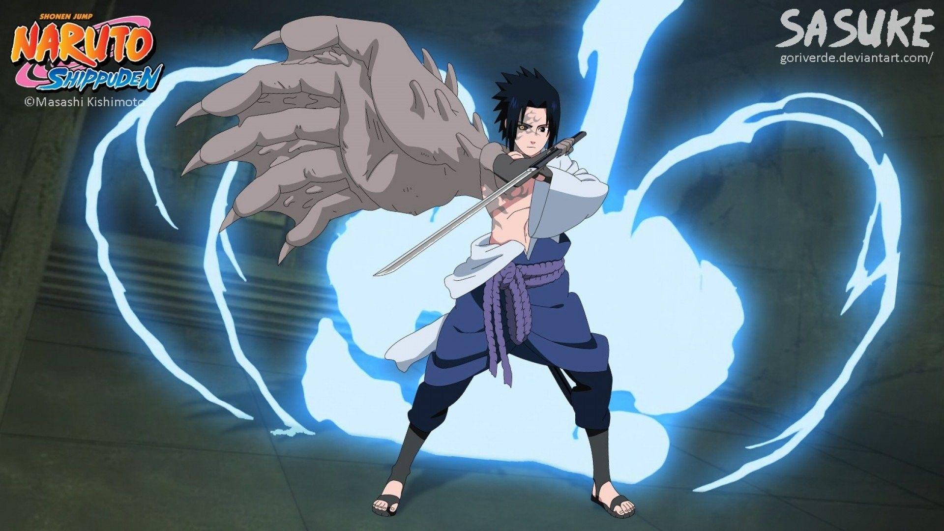 1920x1080 Sasuke Uchiha Chidori Wallpaper