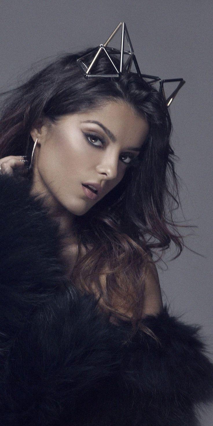 736x1472 awesome wallpaper Bebe Rexha, brunette, photohoot, 2018