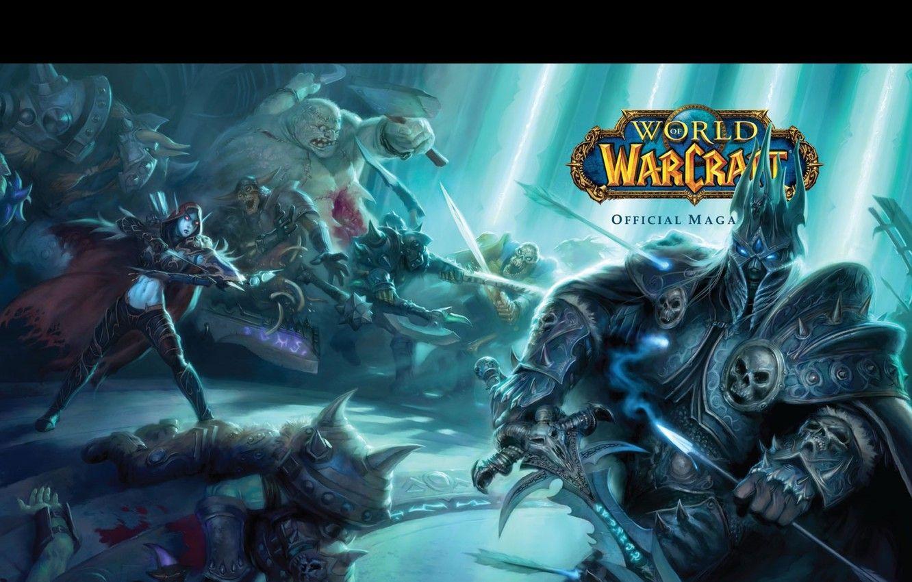 1332x850 Wallpaper wow, undead, world of warcraft, Arthas, Silvana