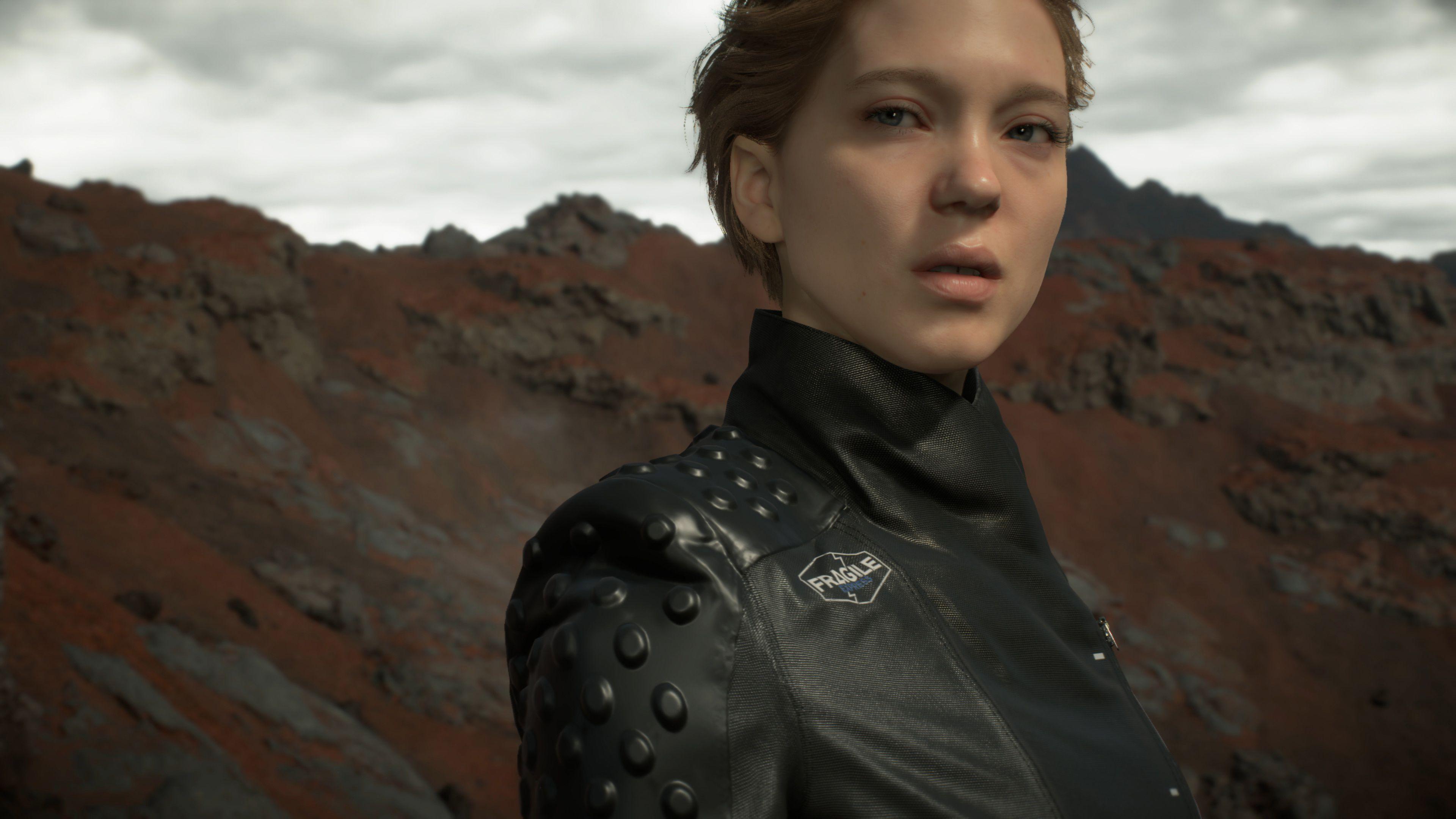3840x2160 Death Stranding Fragile Lea Seydoux 4K Wallpaper