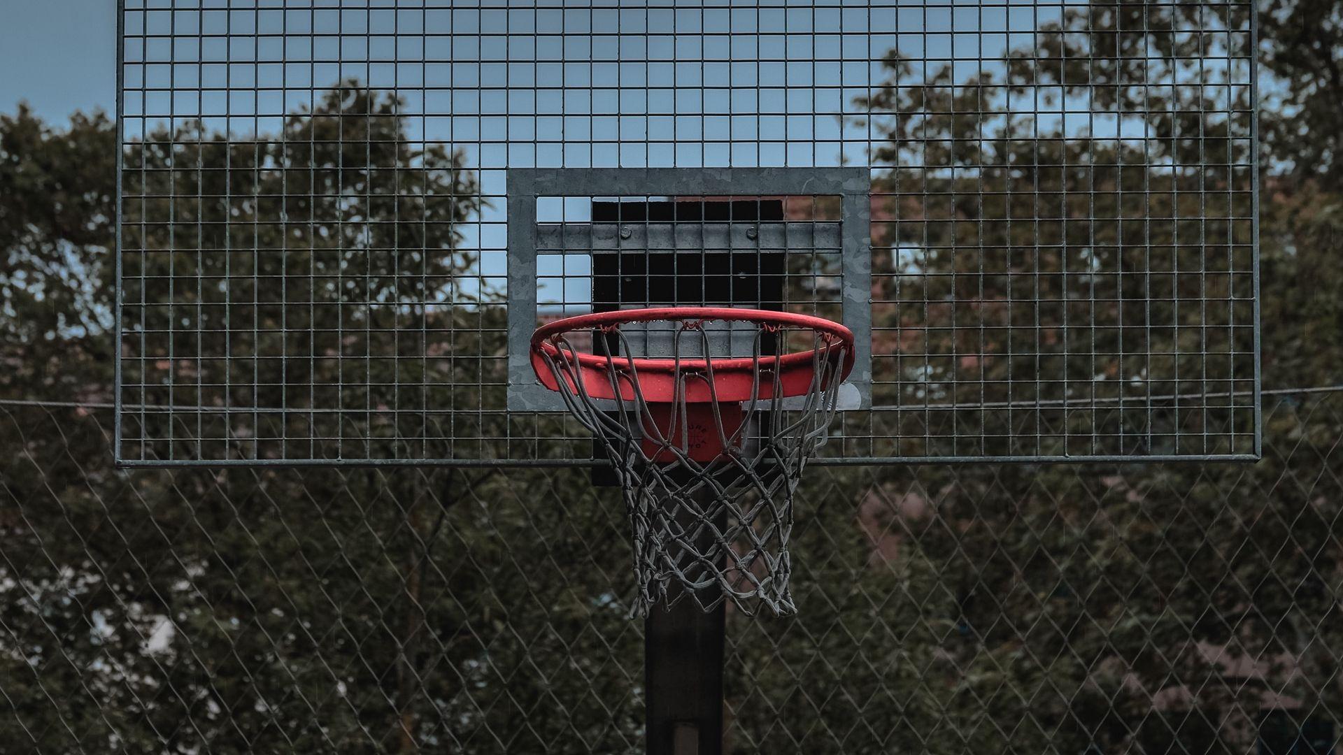 1920x1080 Download wallpaper 1920x1080 basketball hoop, backboard