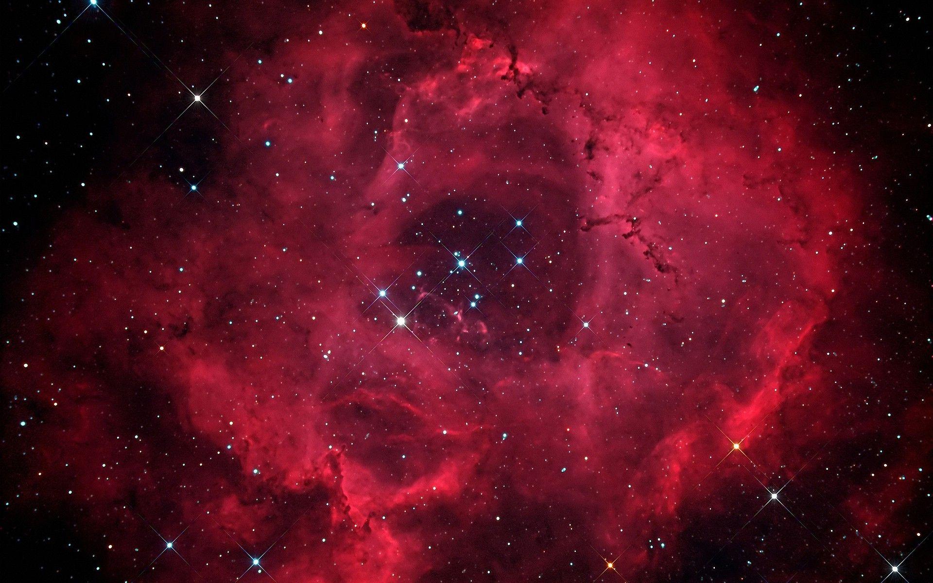 1920x1200 space, Stars, Nebula, Nebulosa Roseta Wallpaper HD