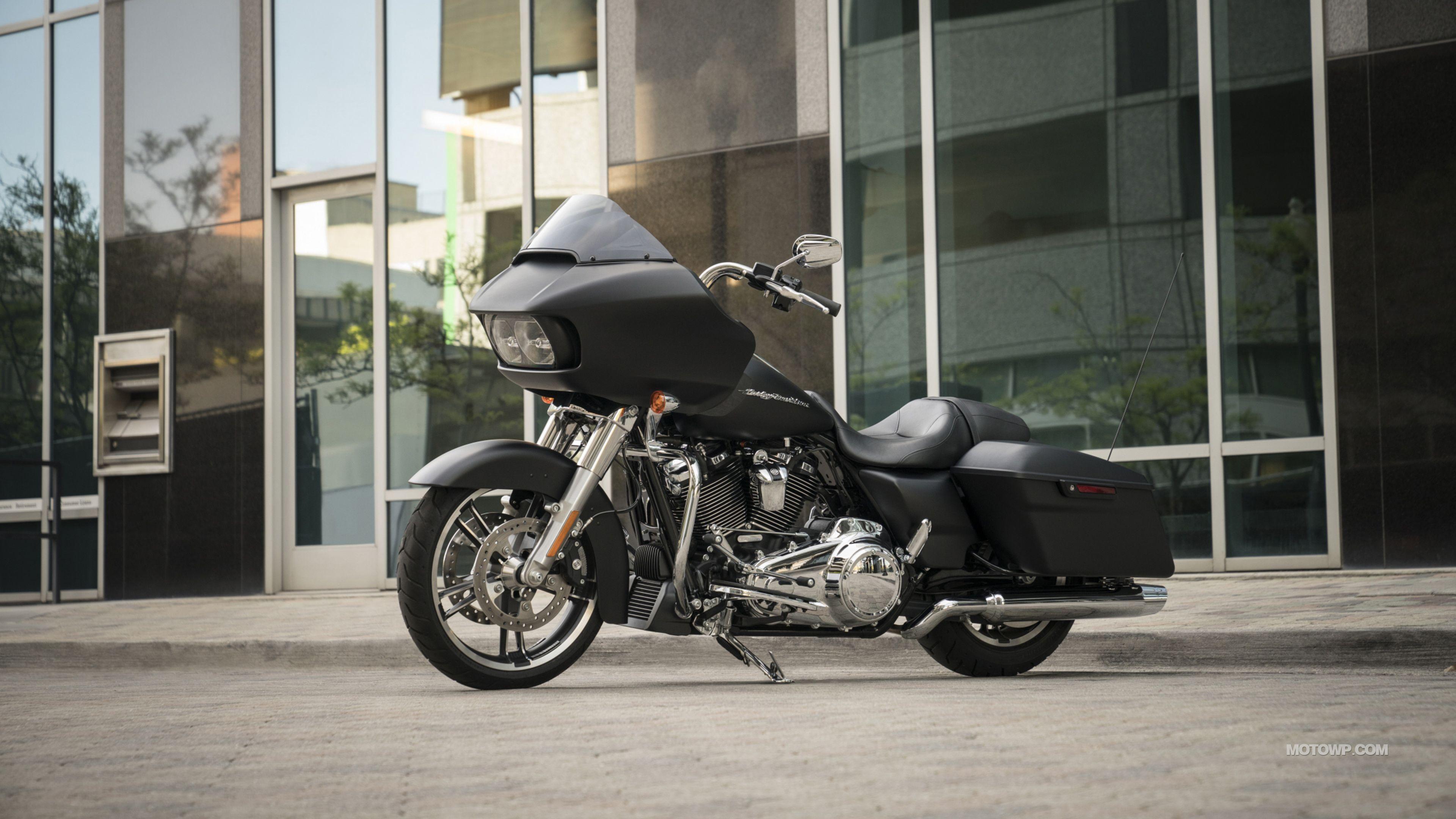 3840x2160 Motorcycles Desktop Wallpaper Harley Davidson Touring Road Glide