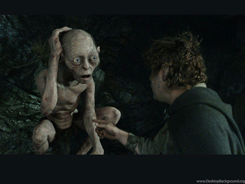 1024x768 Smeagol Gollum Wallpaper Image Desktop Background