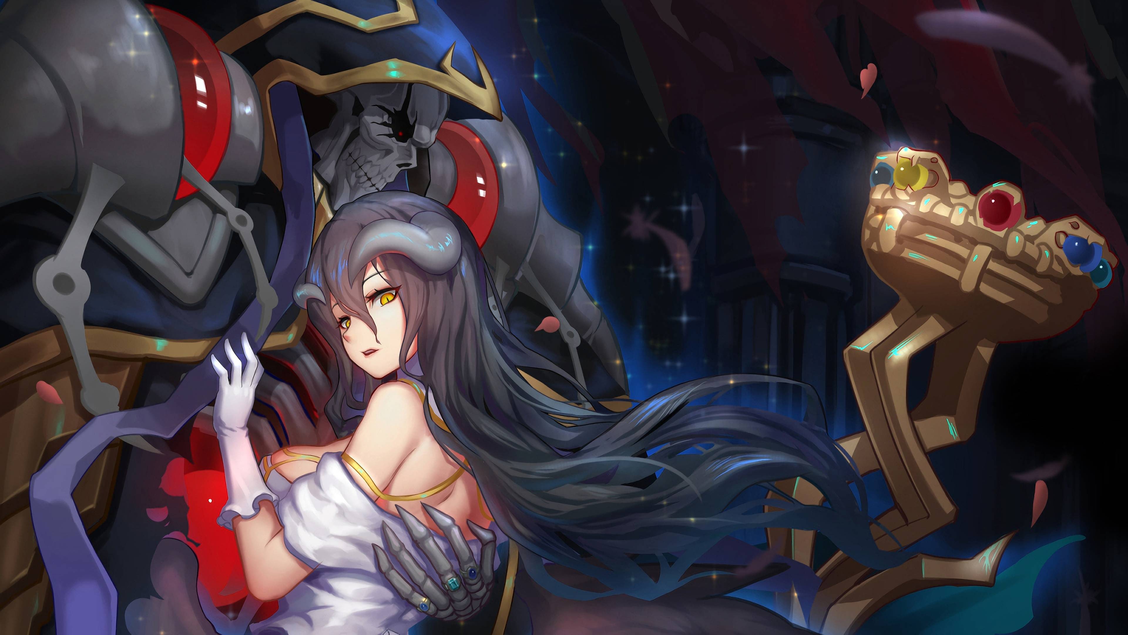 3840x2160 Albedo 4K 8K HD Overlord Wallpaper