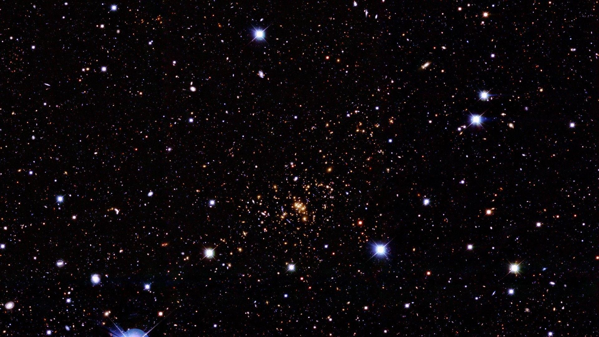 1920x1080 Black Star Space Wallpaper