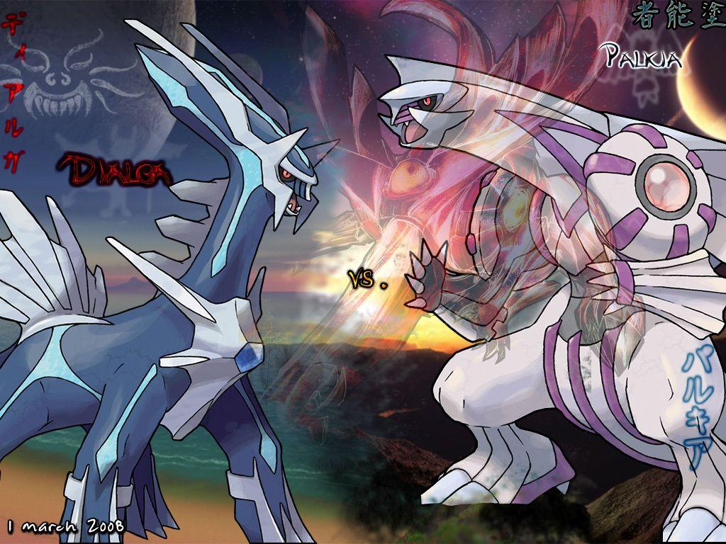 1024x768 Wallpaper Dialga Vs Palkia 1024x768 #dialga