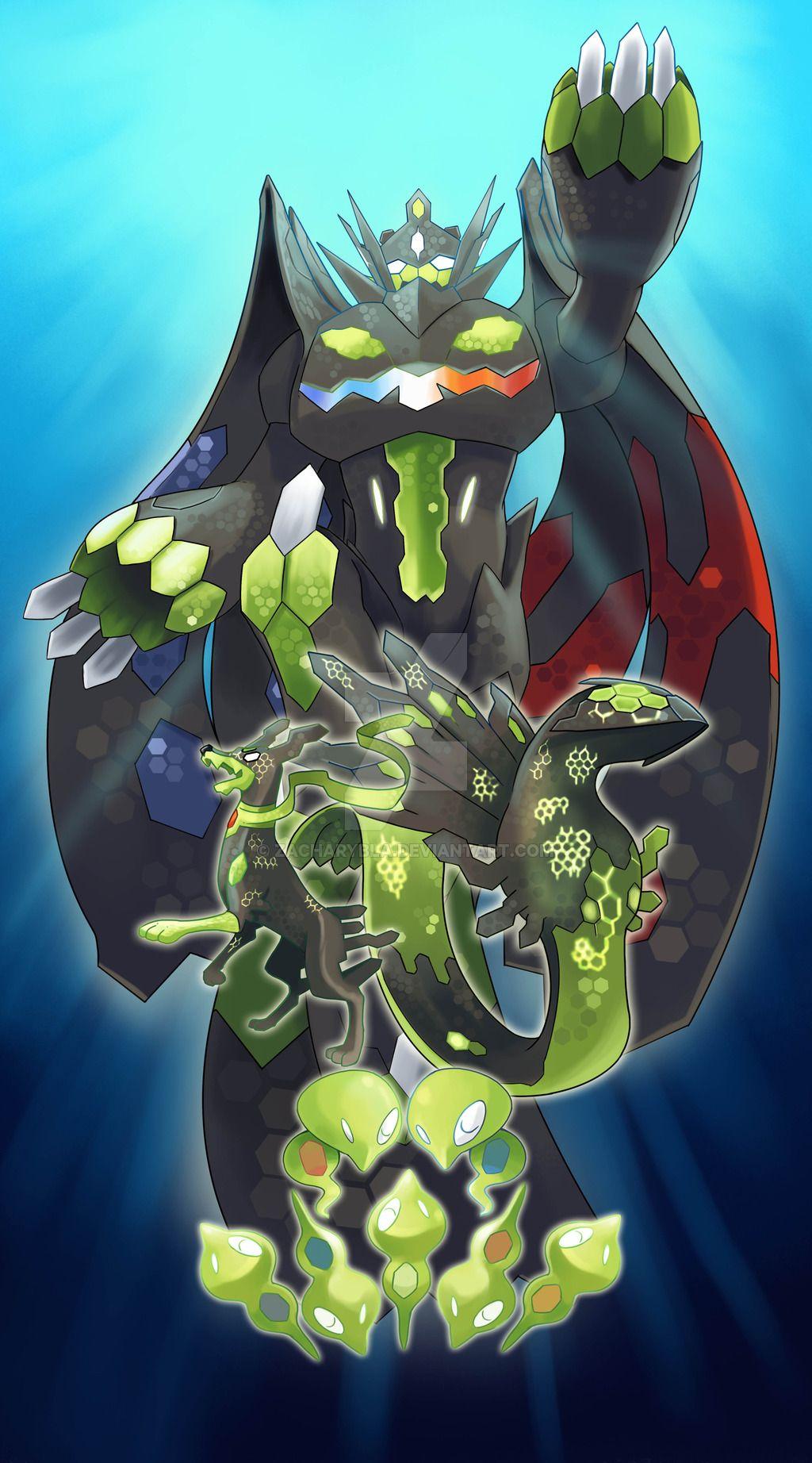 1024x1844 Zygarde Wallpaper