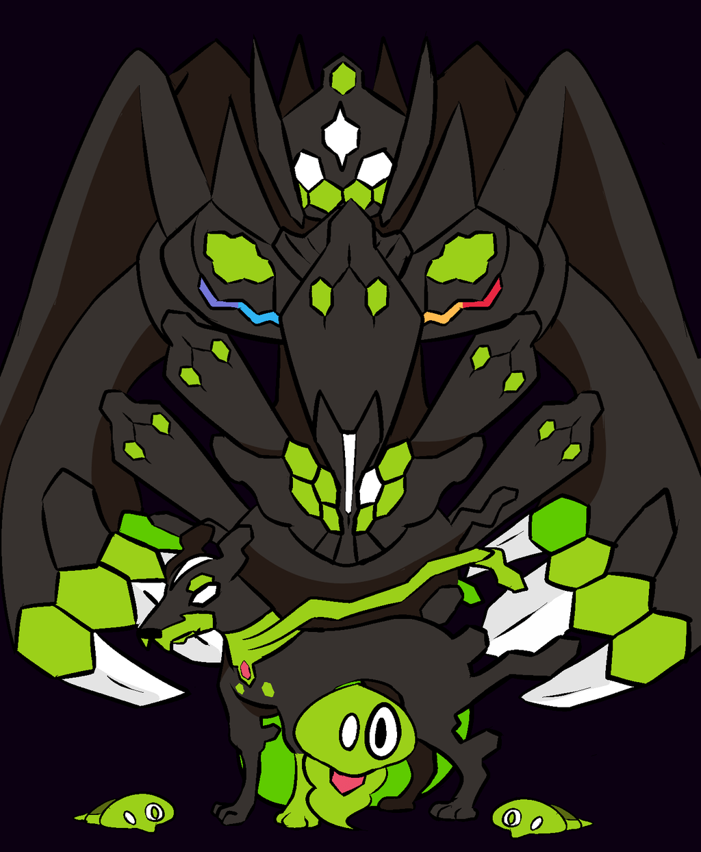 1024x1243 Zygarde HD Wallpaper