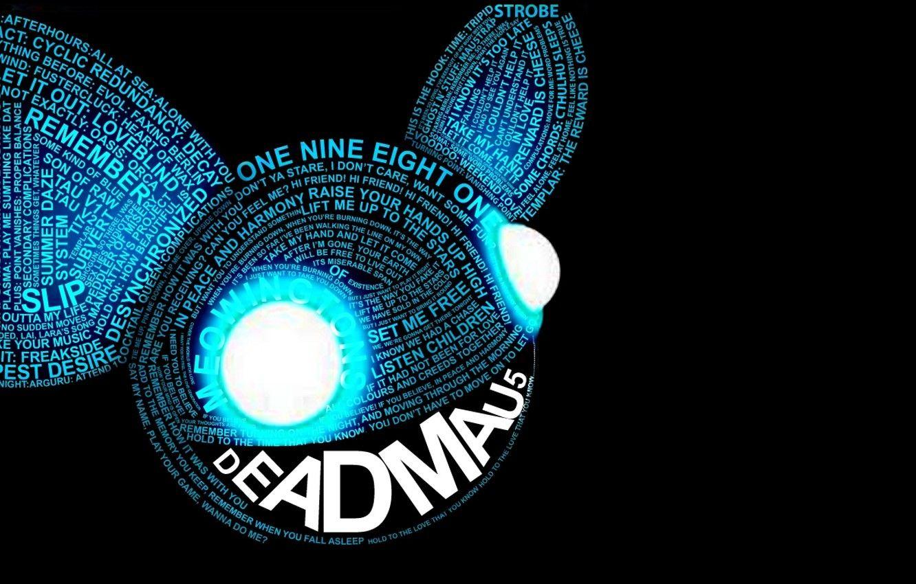 1332x850 Wallpaper Music, Eyes, Background, Words, Deadmau Deadmaus