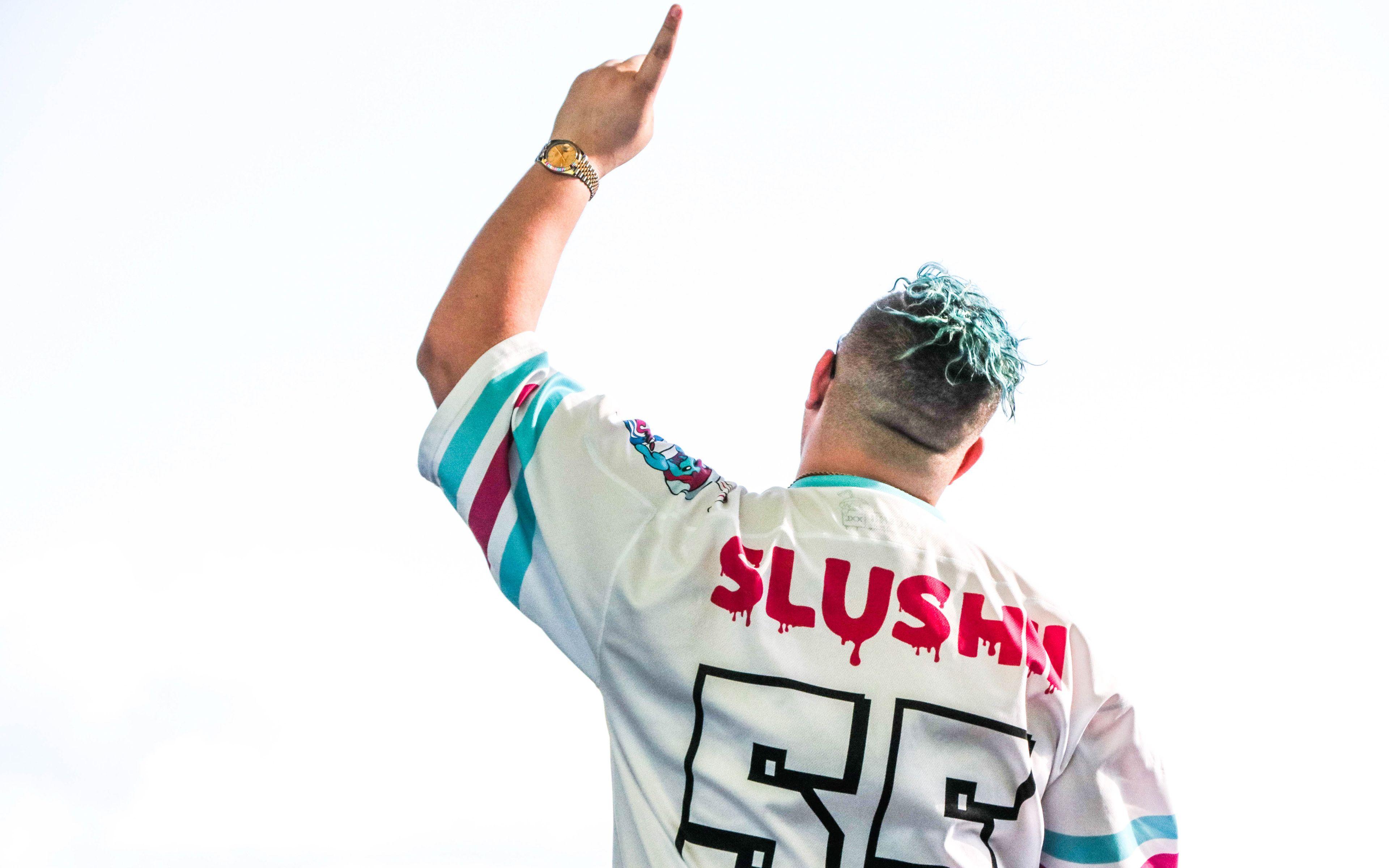 3840x2400 Download wallpaper Julian Scanlan, 4k, DJ Slushii, back