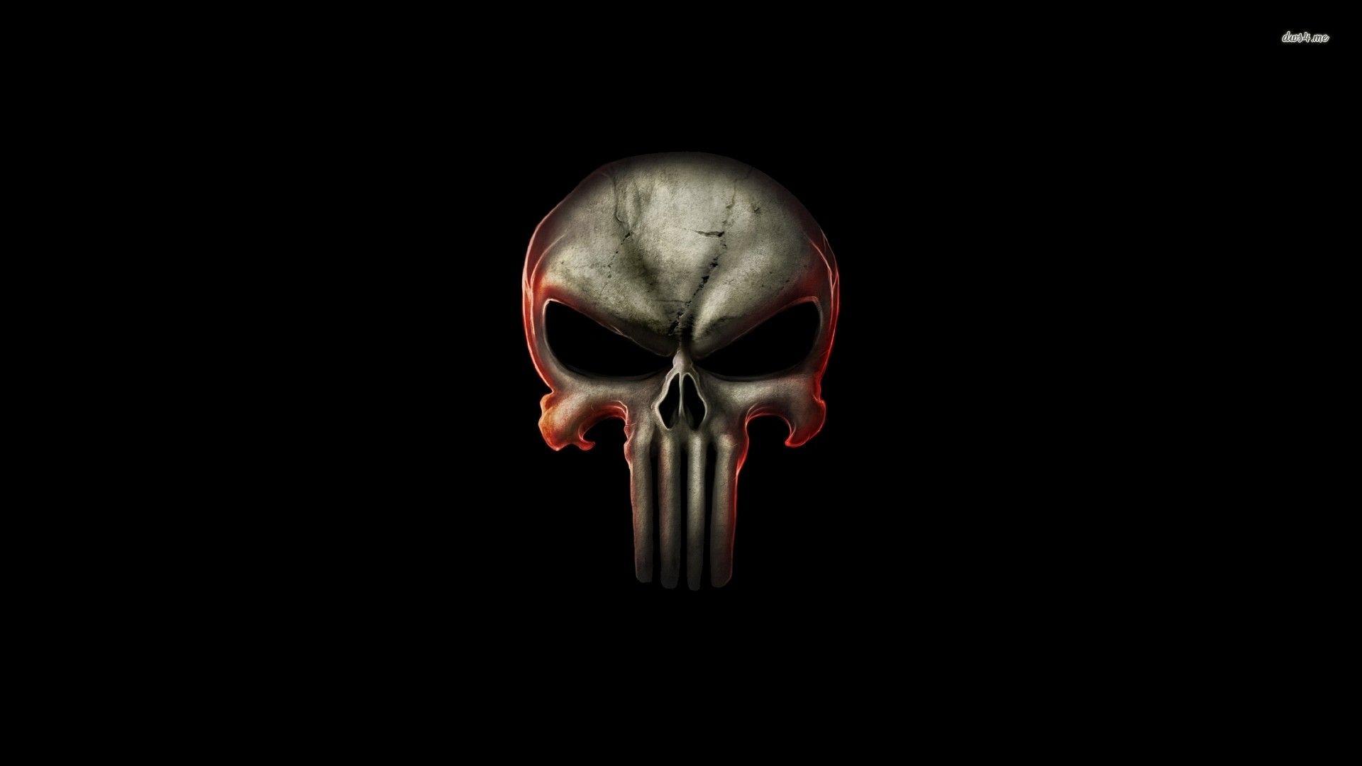 1920x1080 The Punisher Skull Wallpaper background picture