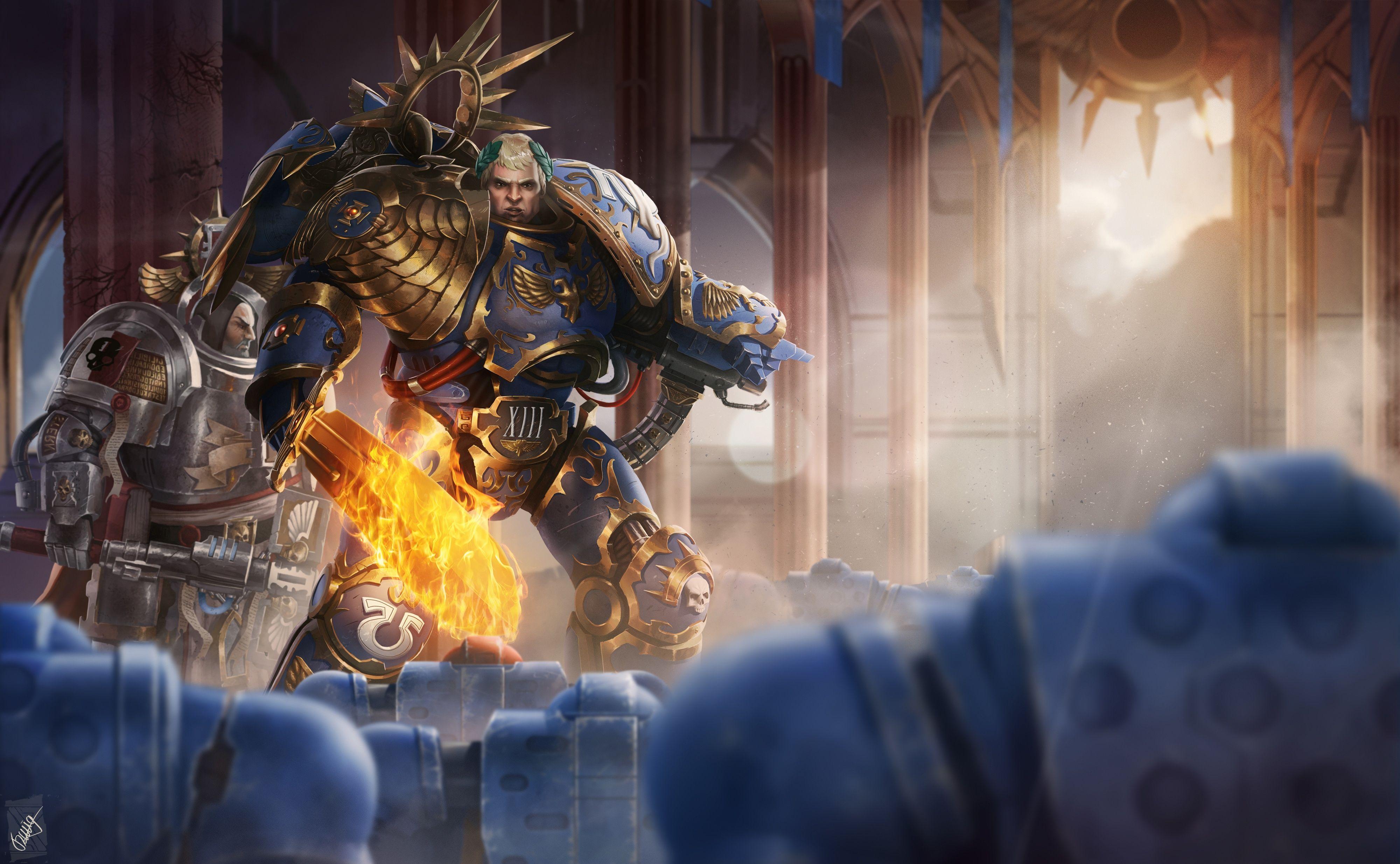 4000x2468 Warhammer 40K 4k Ultra HD Wallpaper. Background Image