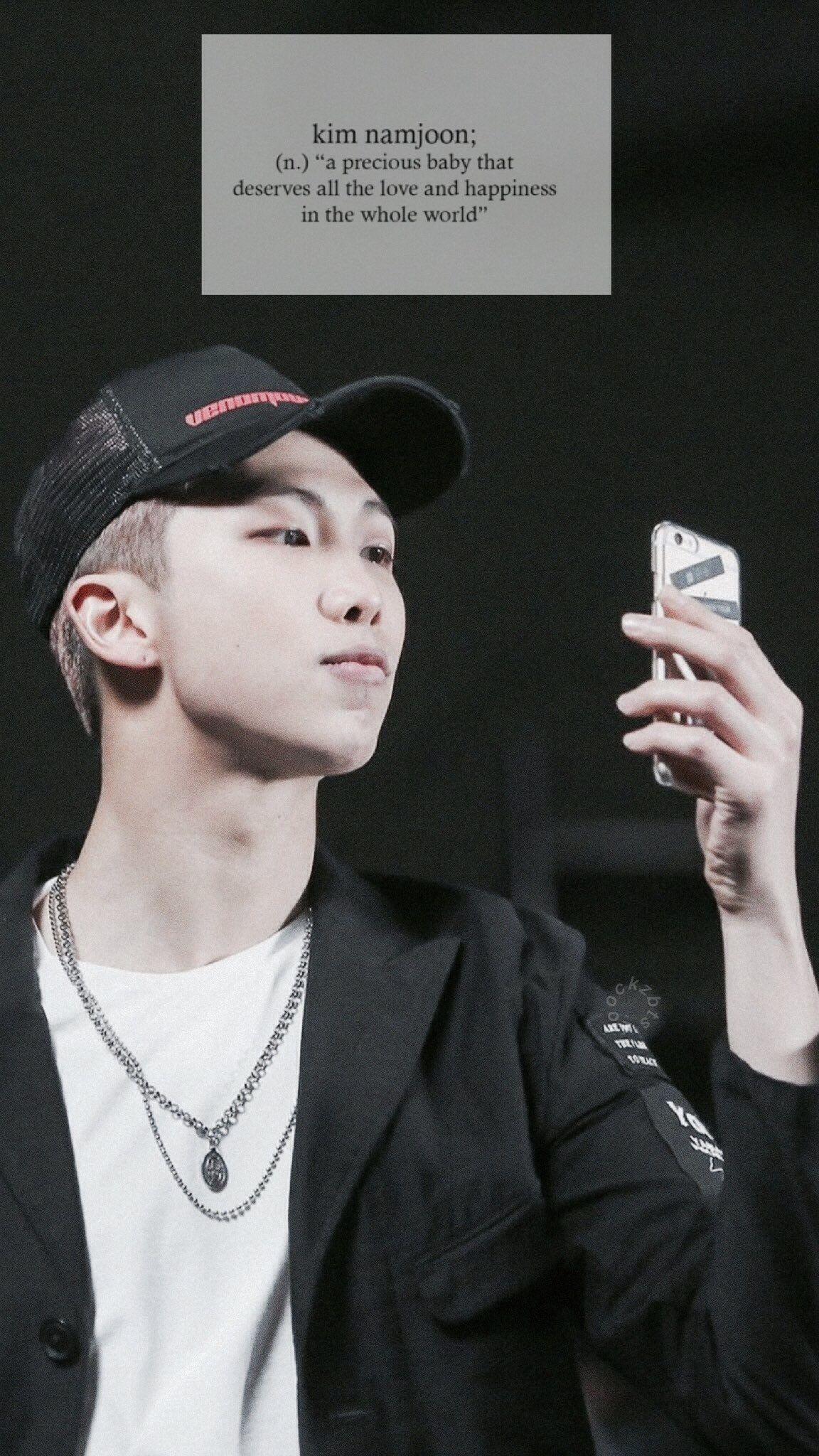 1152x2048 Namjoon ♡. Bts qoutes, Bts quotes, Bts rap monster