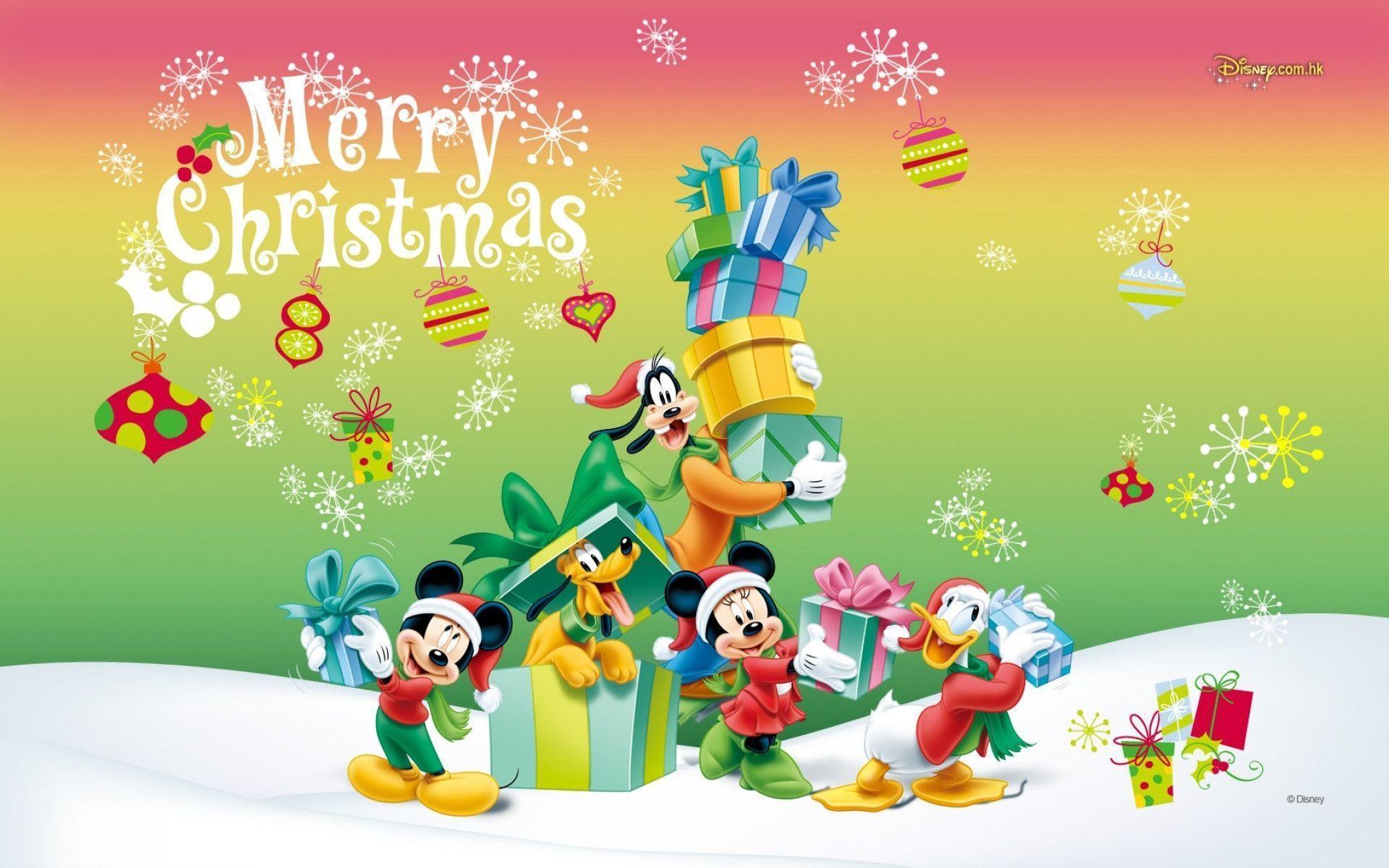 Minnie Mouse Clipart Winter - Minnie And Mickey Christmas - Png Download  (#372170) - PinClipart
