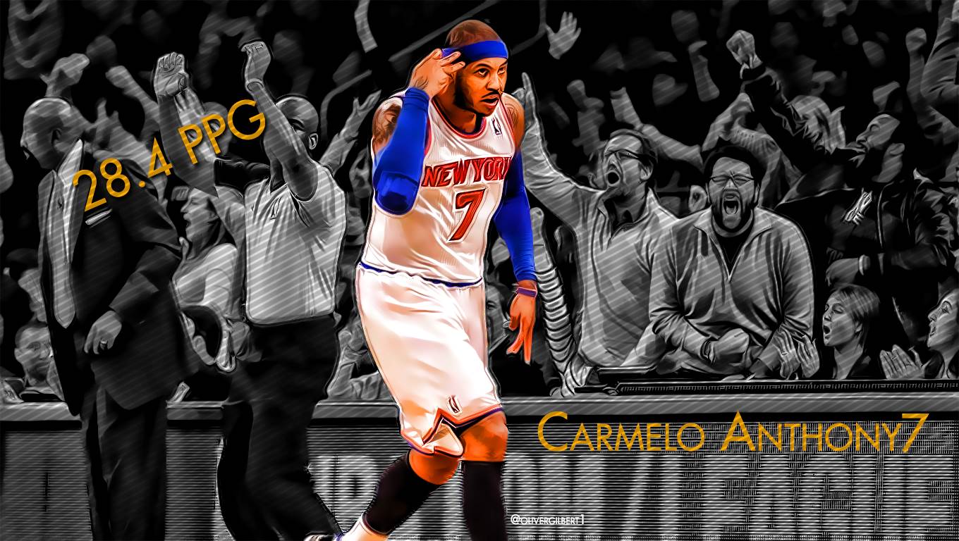 1360x768 Carmelo Anthony Wallpaper Basketball Wallpaper