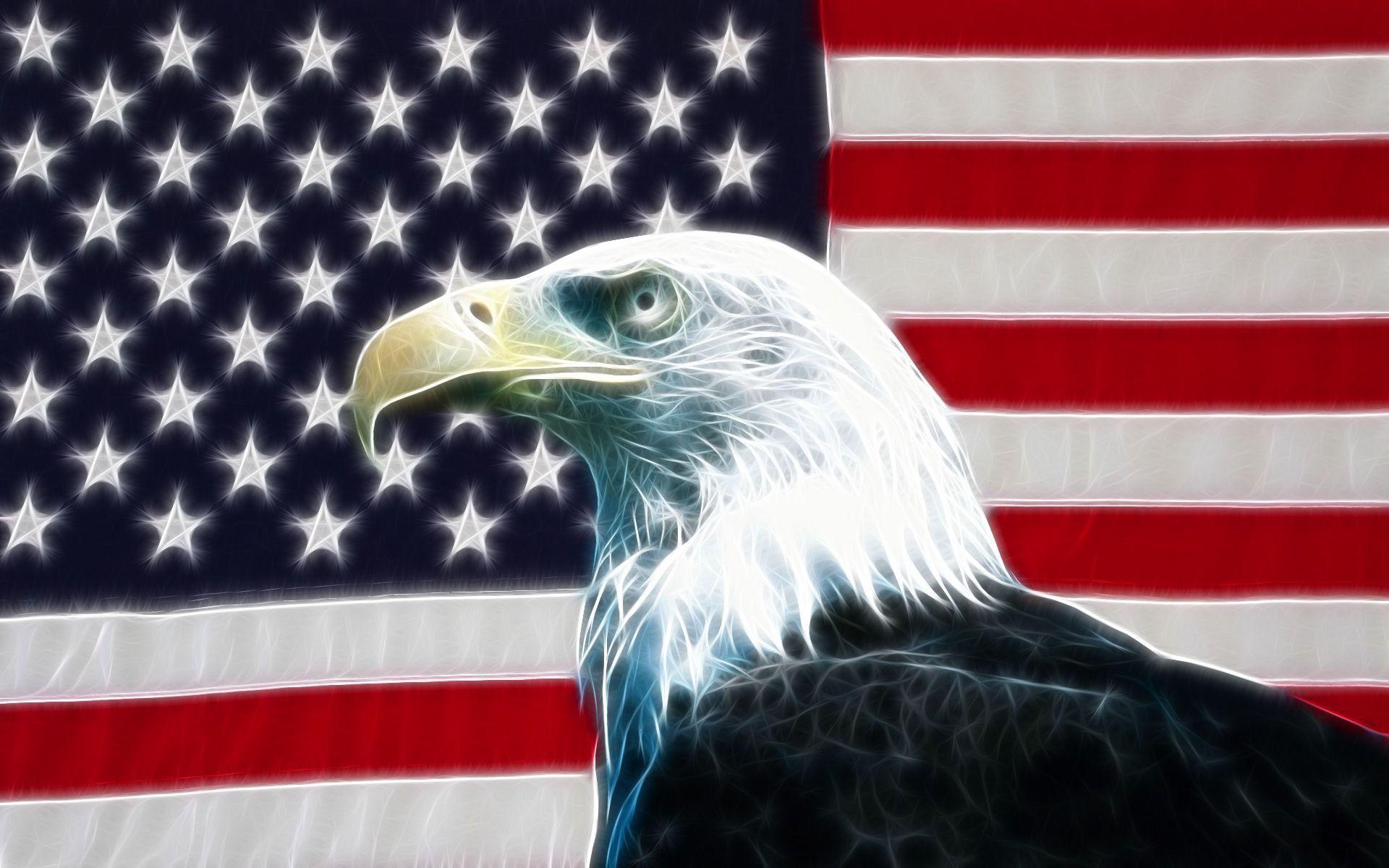 1920x1200 US Flag Wallpaper