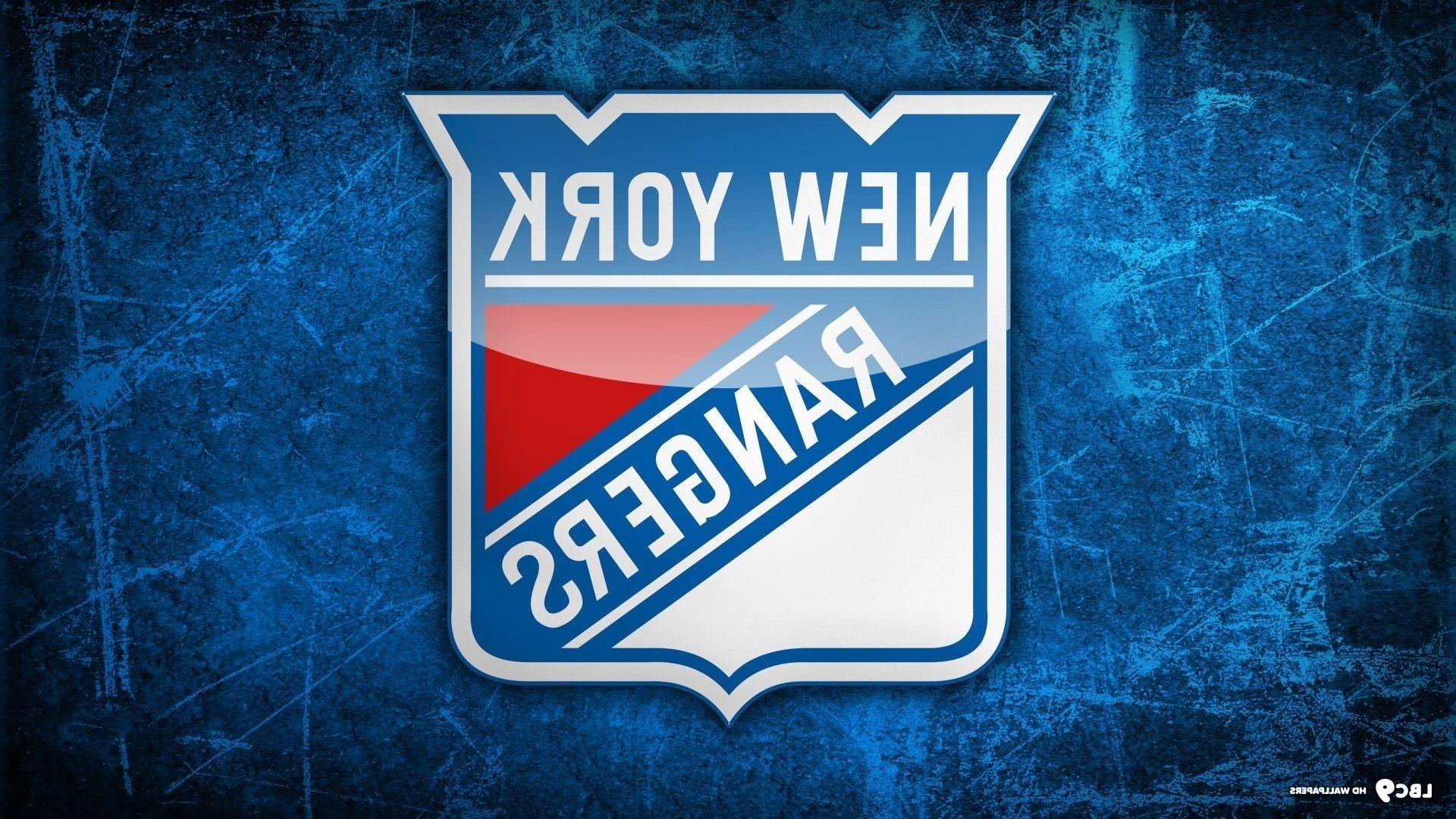 1920x1080 NY Rangers Logo Wallpaper