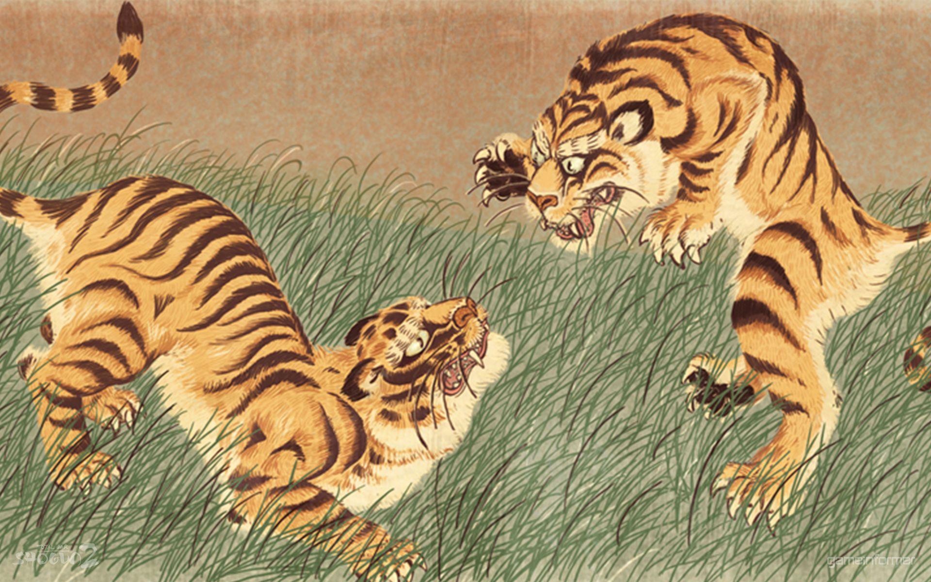 Japanese Tiger Art Wallpapers - Top Free Japanese Tiger Art Backgrounds