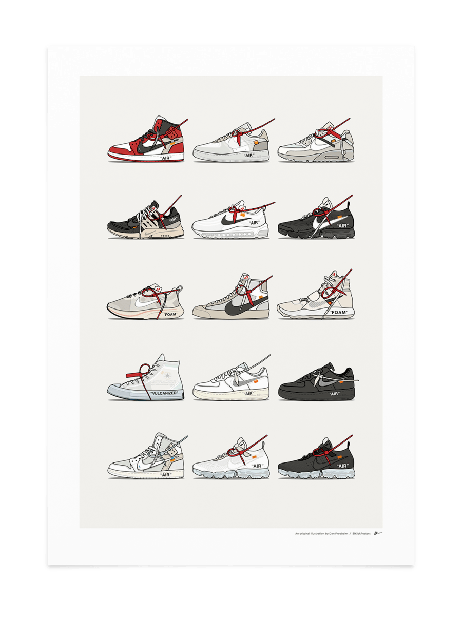 900x1202 Off White Shoes Wallpaper