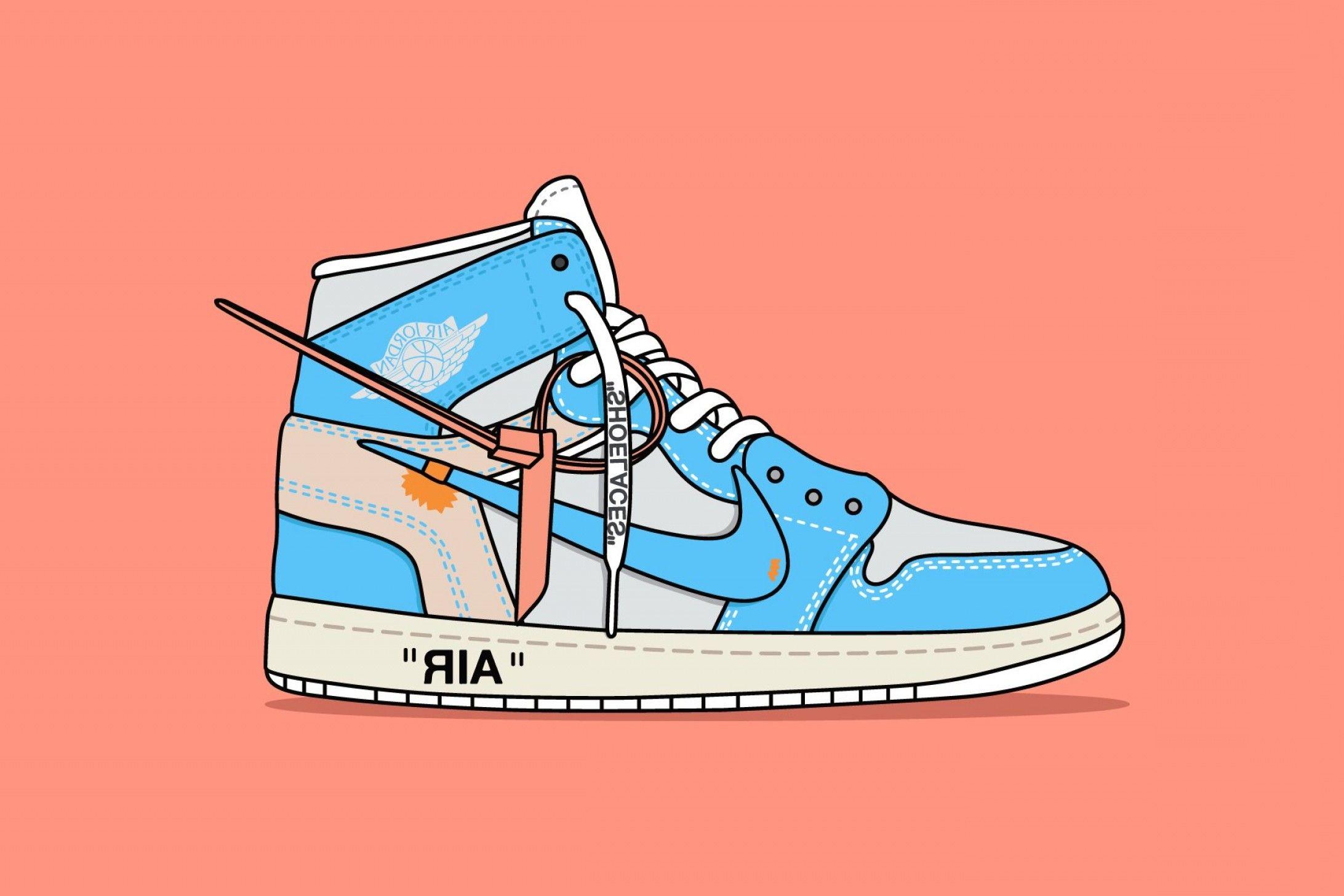 nike art, sneakers illustration, sneakers wallpaper on animated shoes wallpapers