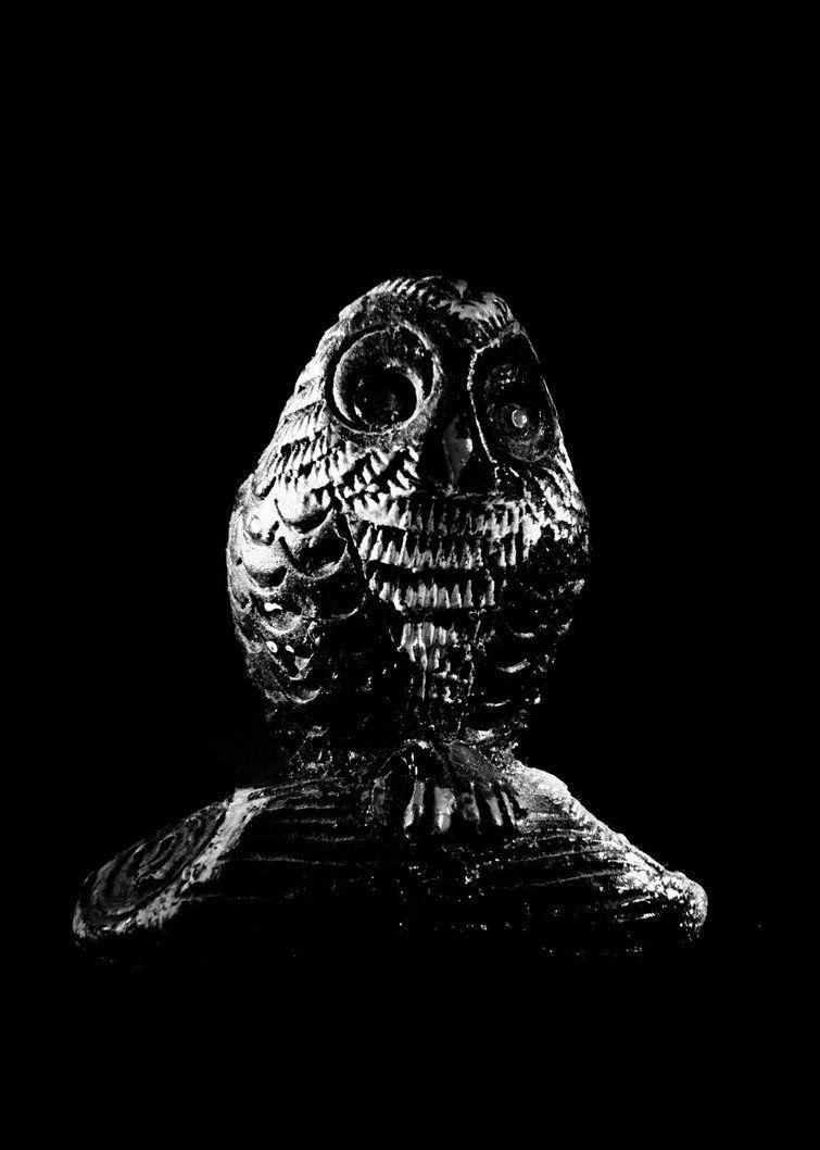 755x1058 Dark Owl Wallpaper