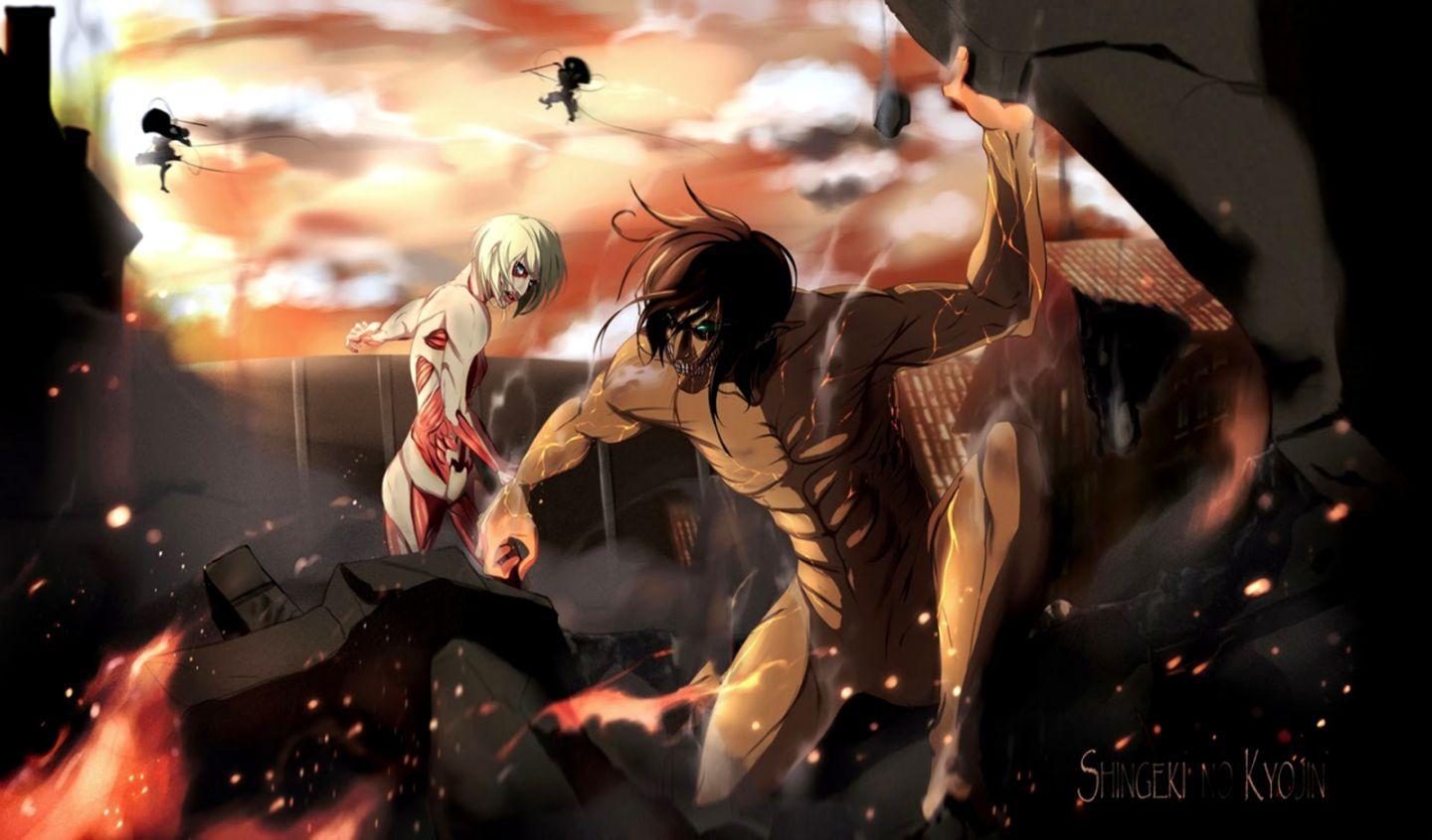 1440x846 Attack On Titan Desktop Wallpaper
