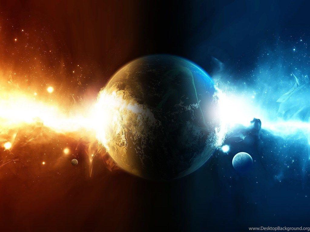 1024x768 Sun And Moon HD Wallpaper, Sun And Moon Picture, New