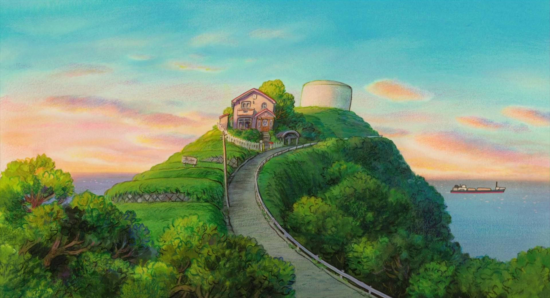 1920x1040 Studio Ghibli Scenery Wallpaper