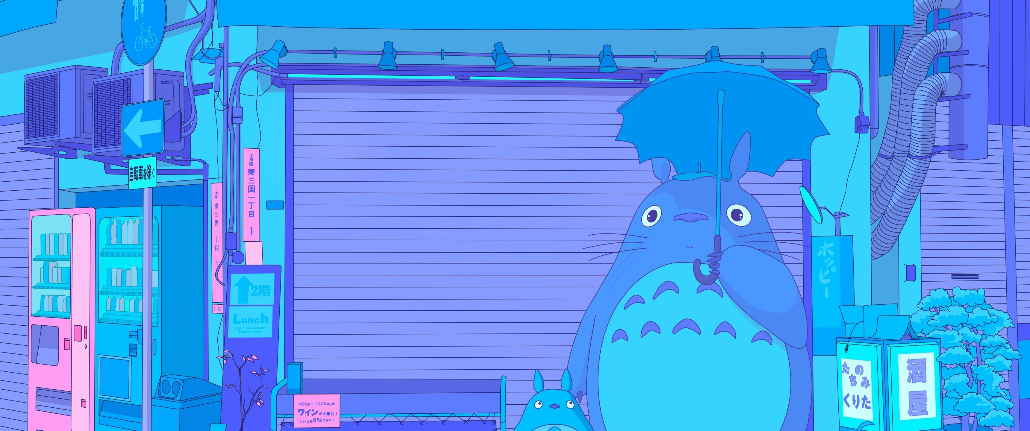3440x1440 My Neighbor Totoro Wallpaper 4K