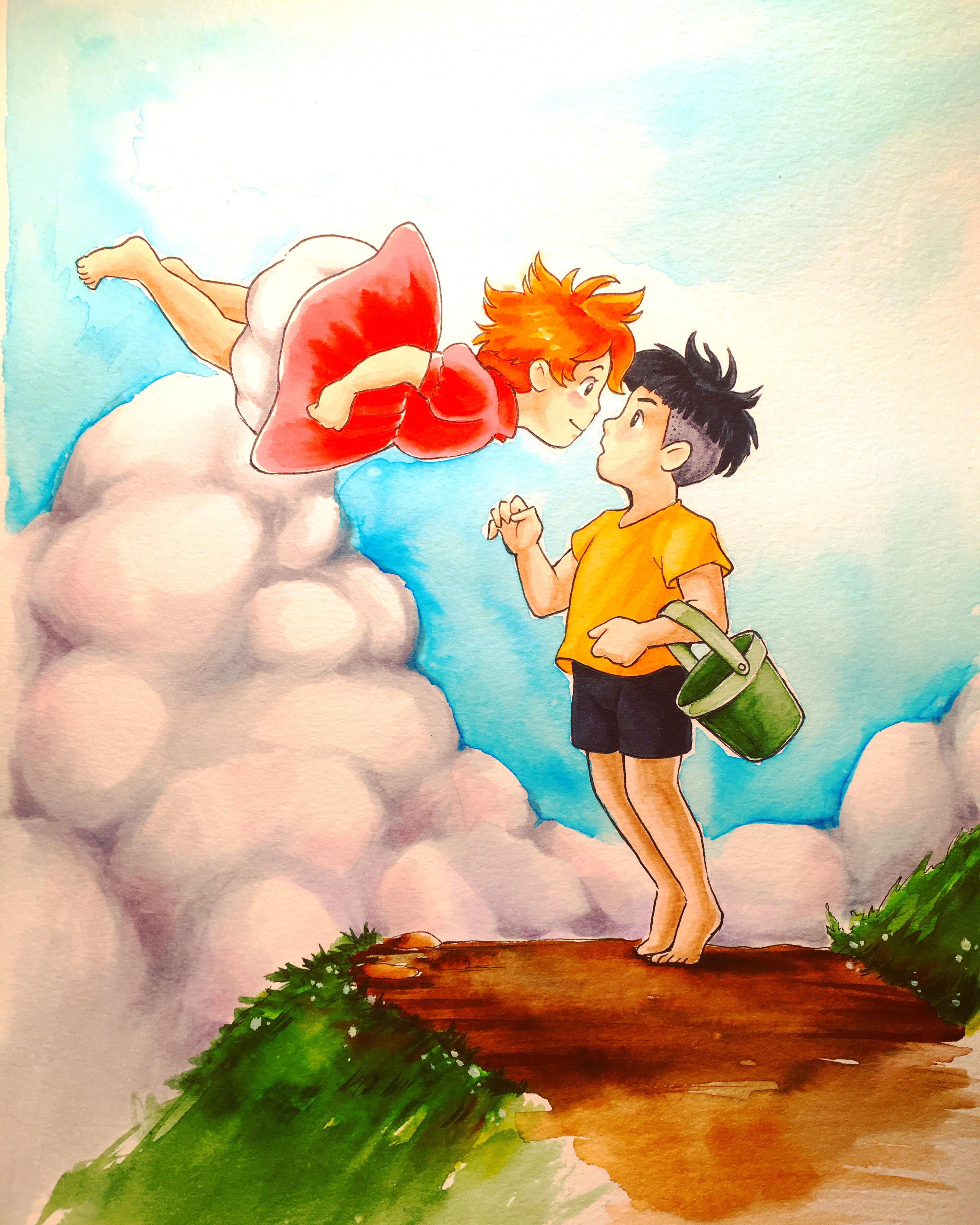 3024x3780 art for the walls. My mom likes Ponyo