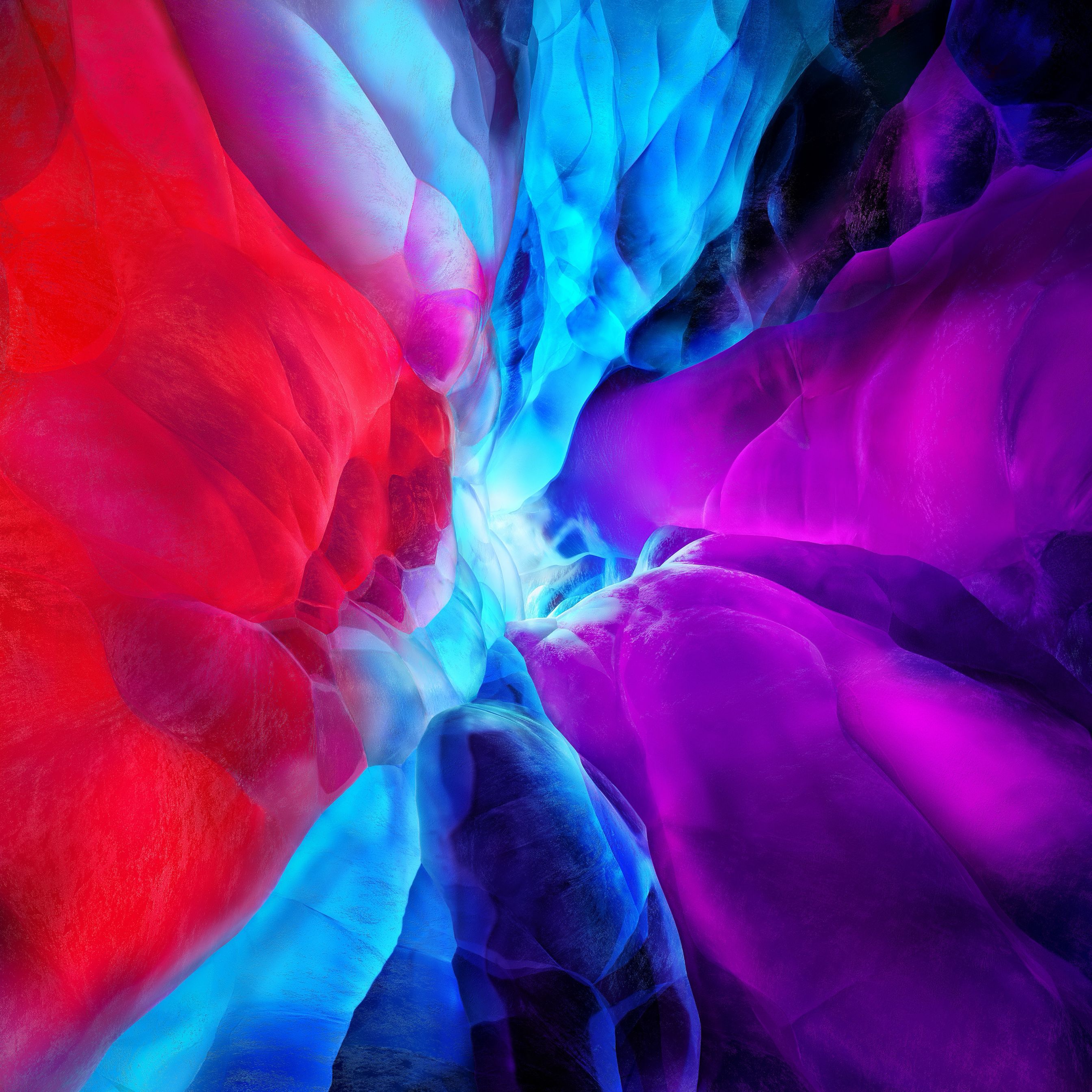2688x2688 Purple Abstract Wallpaper. iPad Pro