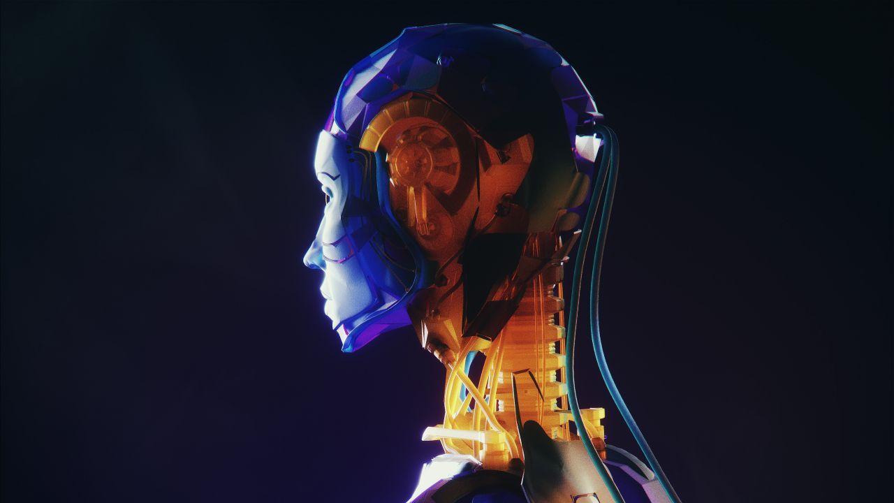 1280x720 Wallpaper Robot, Sci Fi, 3D, Modern, CGI, HD, Creative