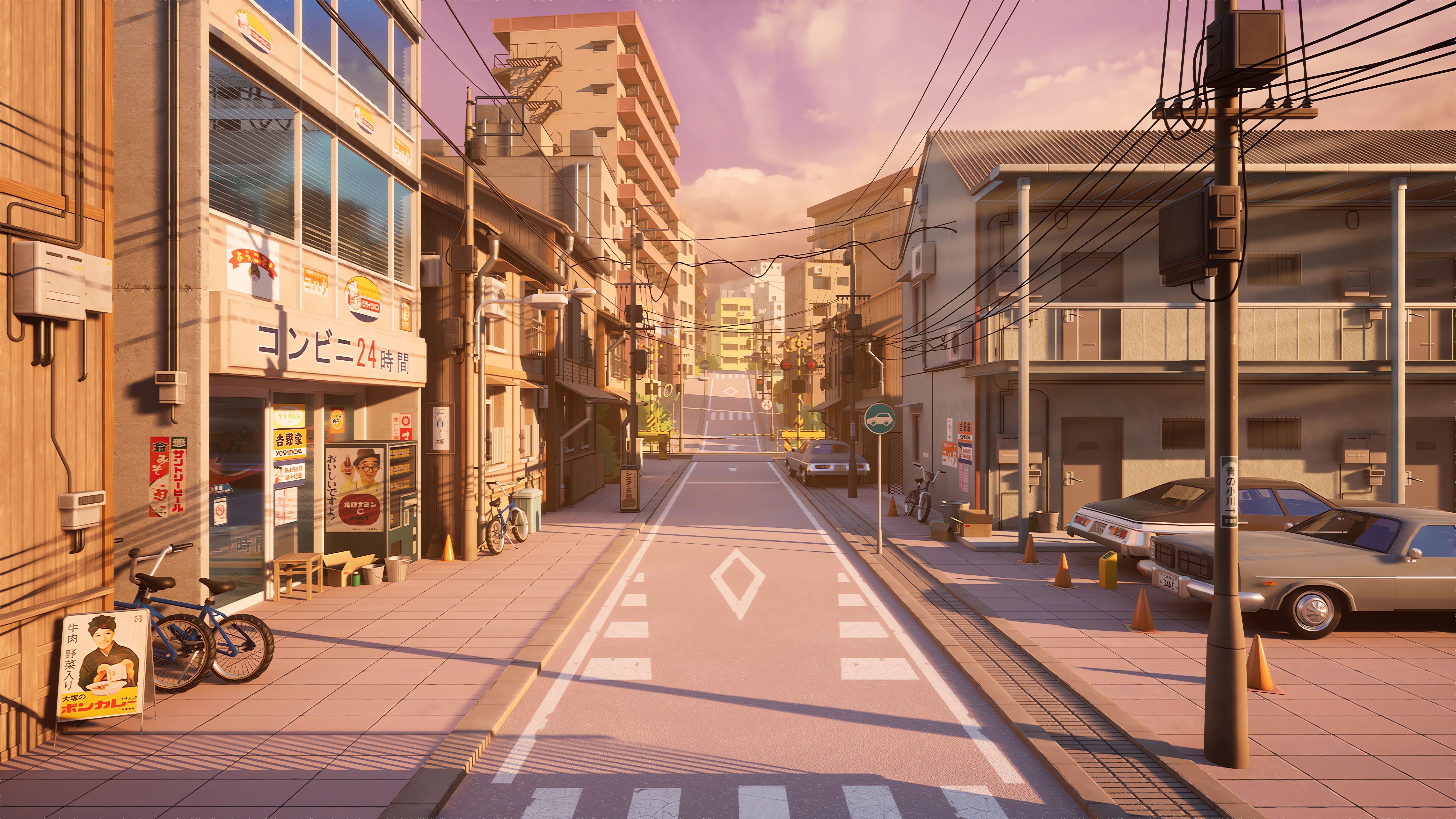 6000x3376 Tokyo Street Vibes. Free