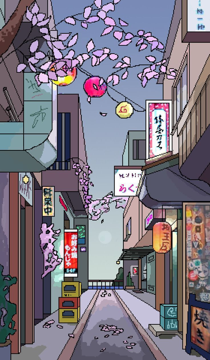 736x1261 Tokyo Street