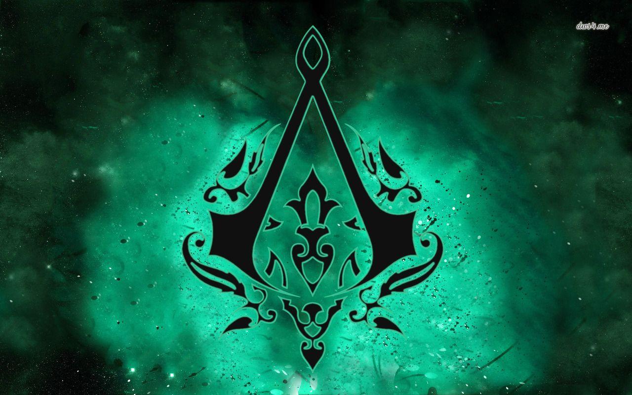 1280x800 Assassin's Creed logo wallpaper wallpaper