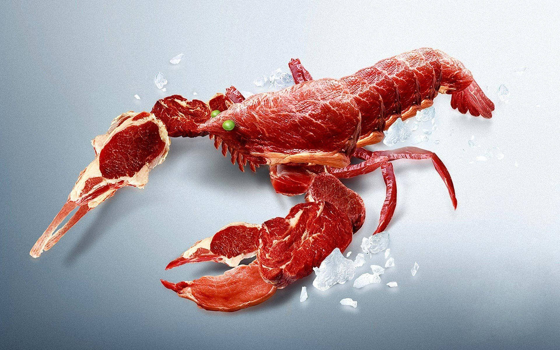 1920x1200 Meat Arranged In A Lobster Wallpaper
