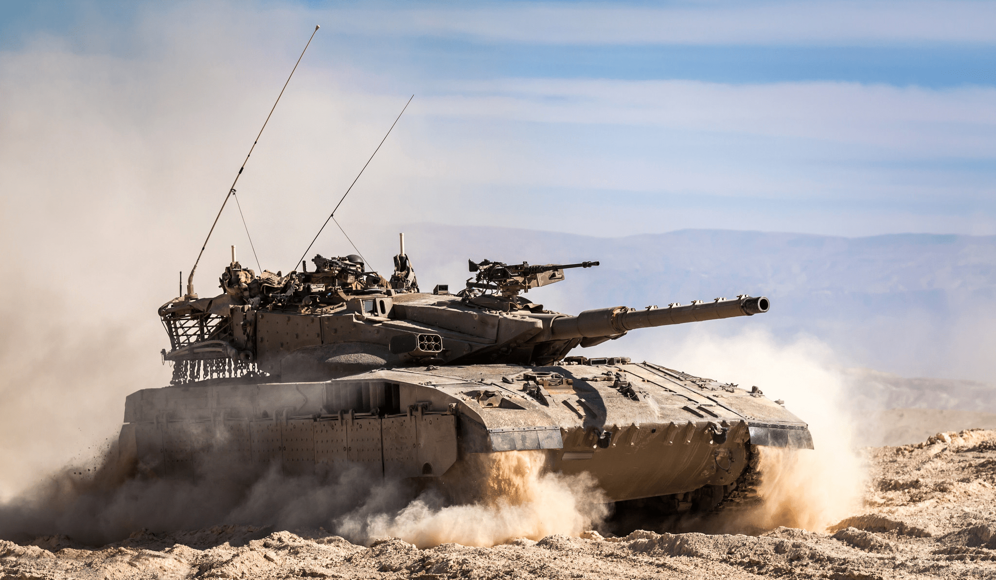 2048x1194 Download Military Merkava HD Wallpaper