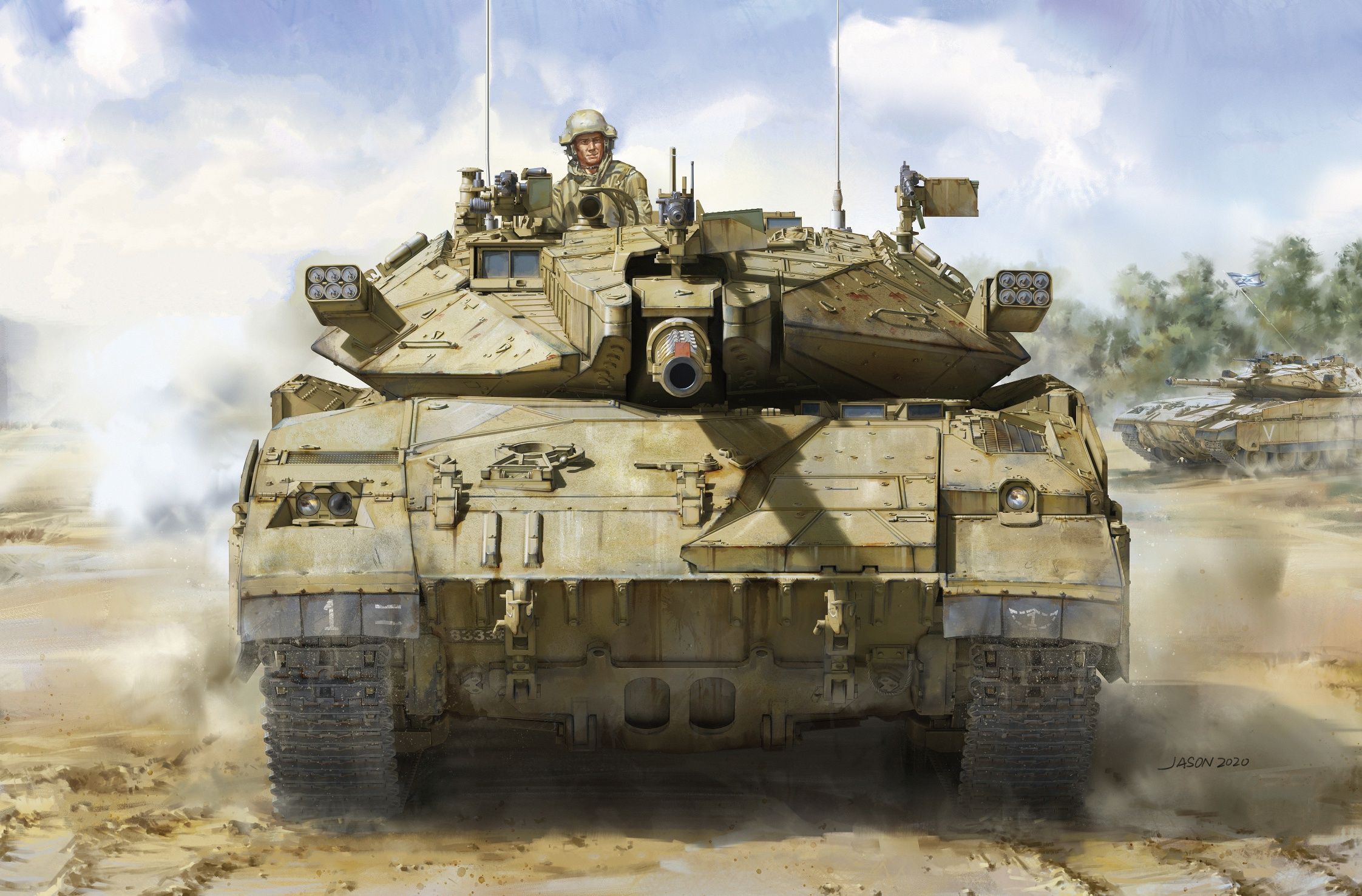 2244x1476 Download Tank Military Merkava HD Wallpaper