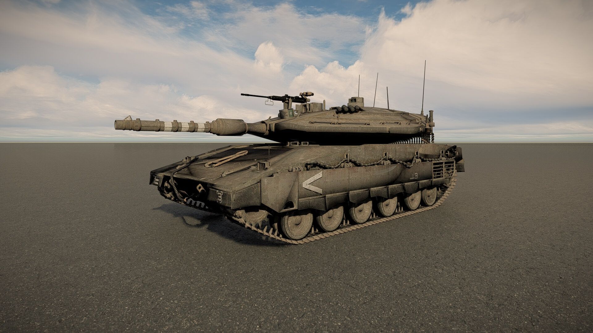 1920x1080 Merkava MK4 Main Battle Tank Model