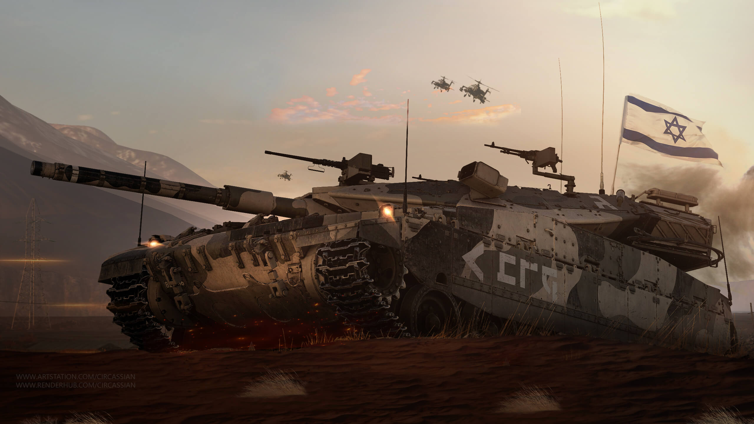 2560x1440 Merkava Mk.2D, Bet Company, 82nd