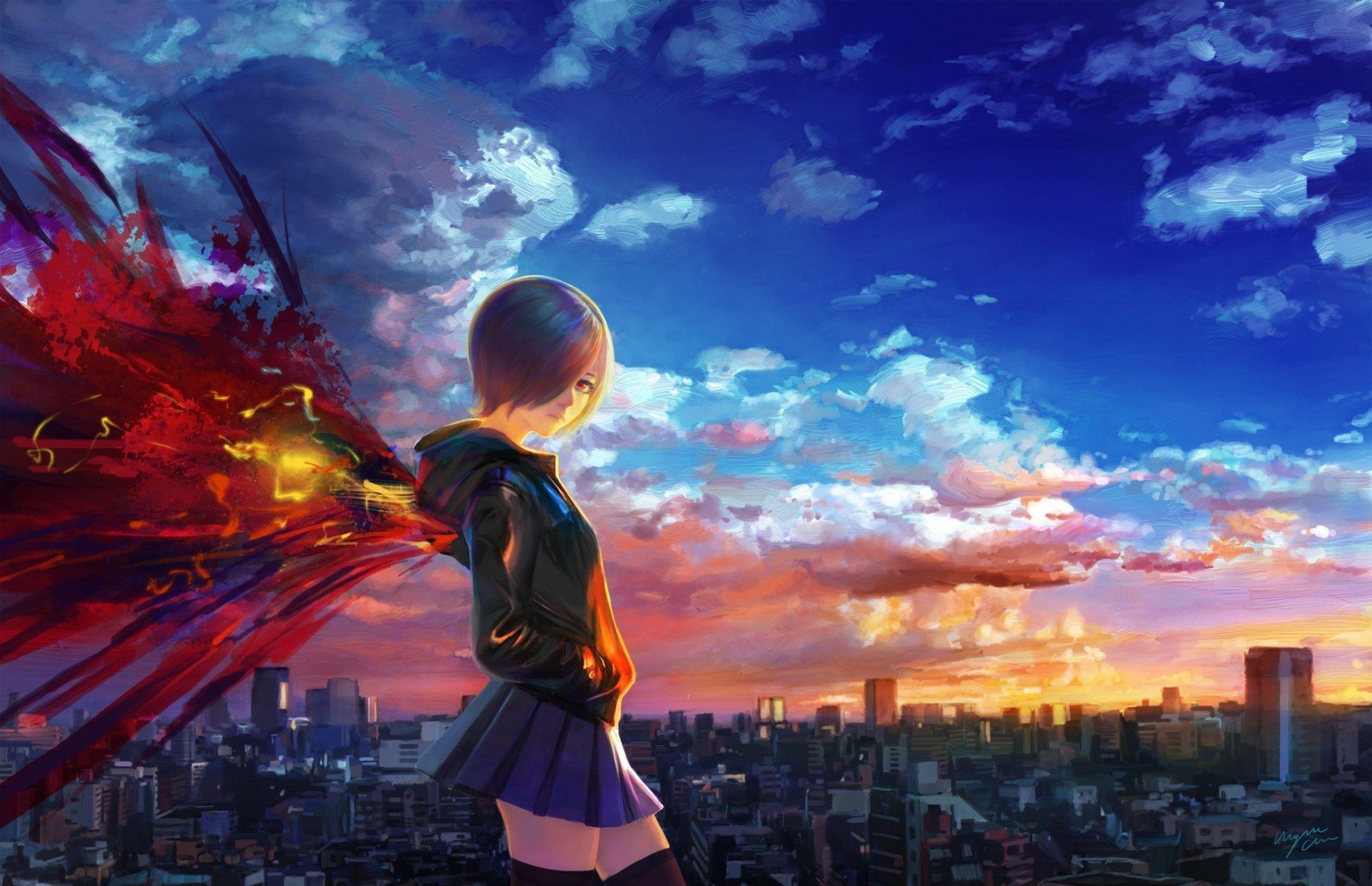 1980x1279 Tokyo Ghoul Touka Wallpaper