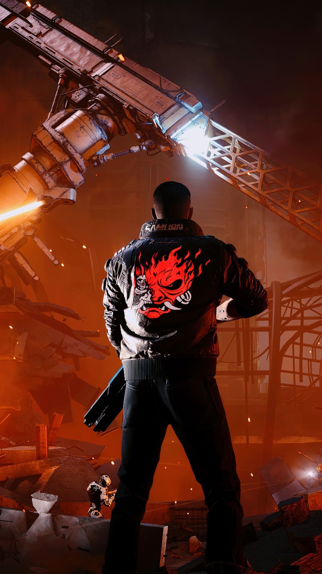 1080x1920 Samurai Wallpaper 4K, Cyberpunk 2077