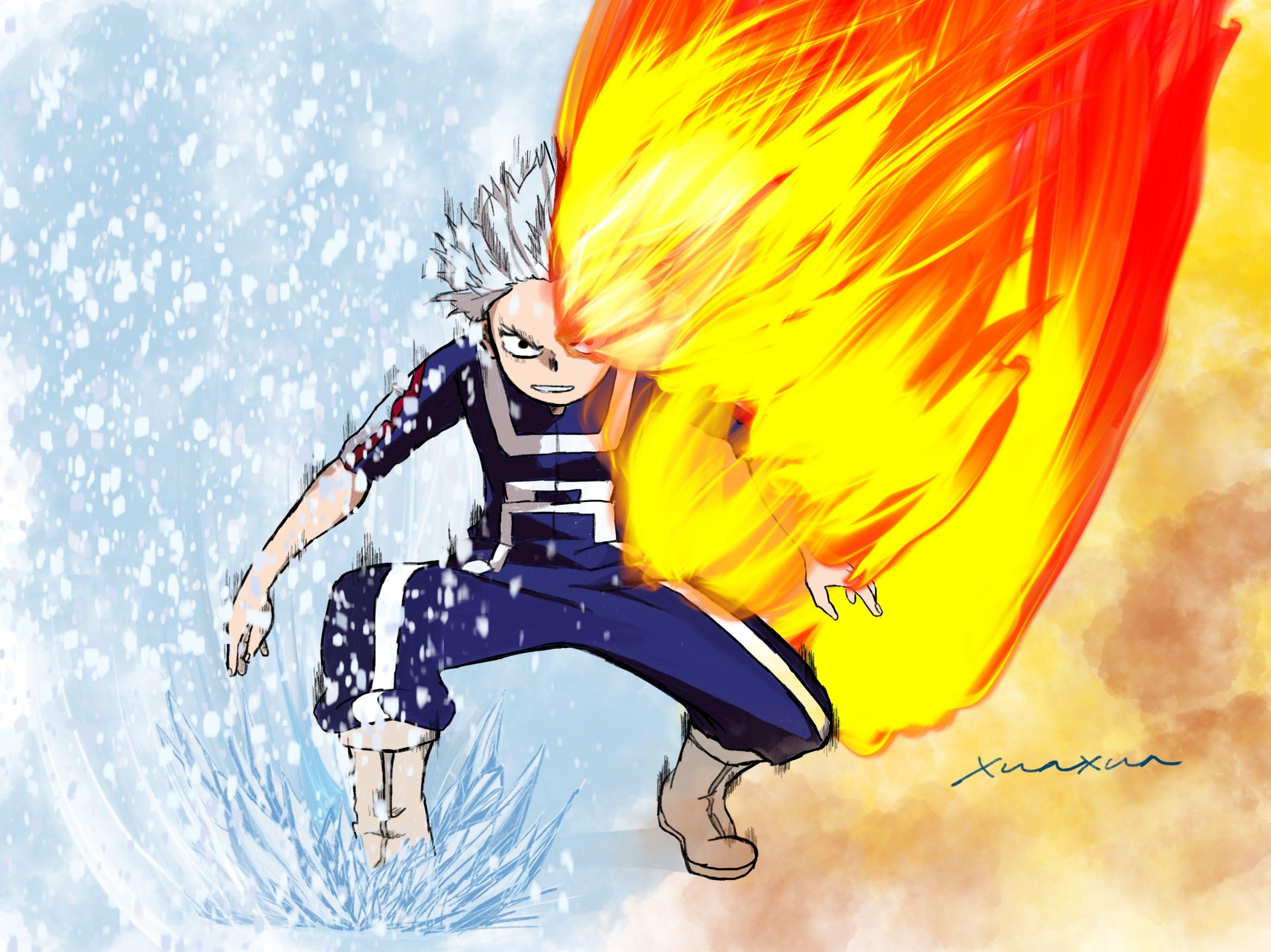 2732x2048 Shoto Todoroki wallpaper and background. Anime