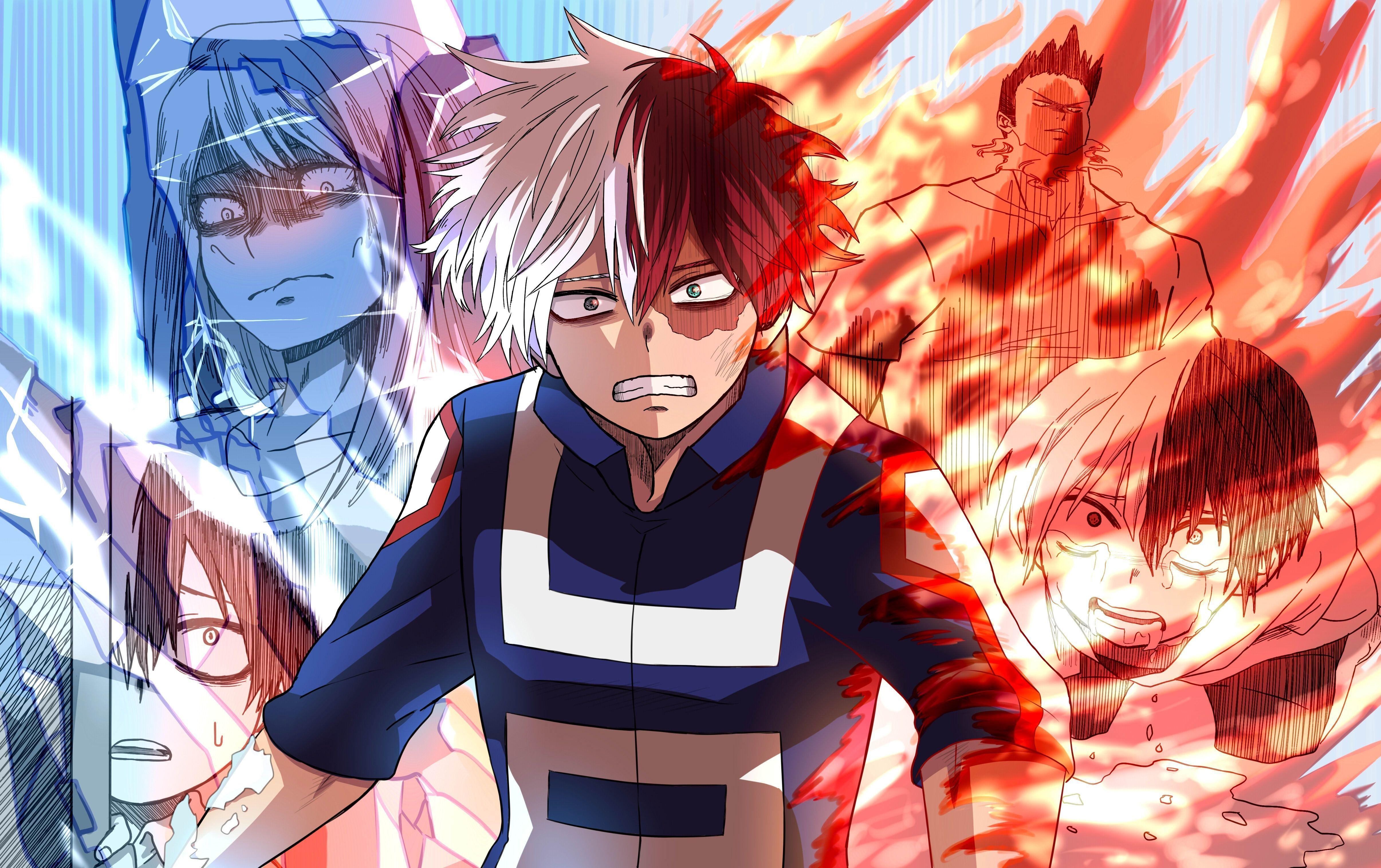 4822x3031 Todoroki Bnha Wallpaper