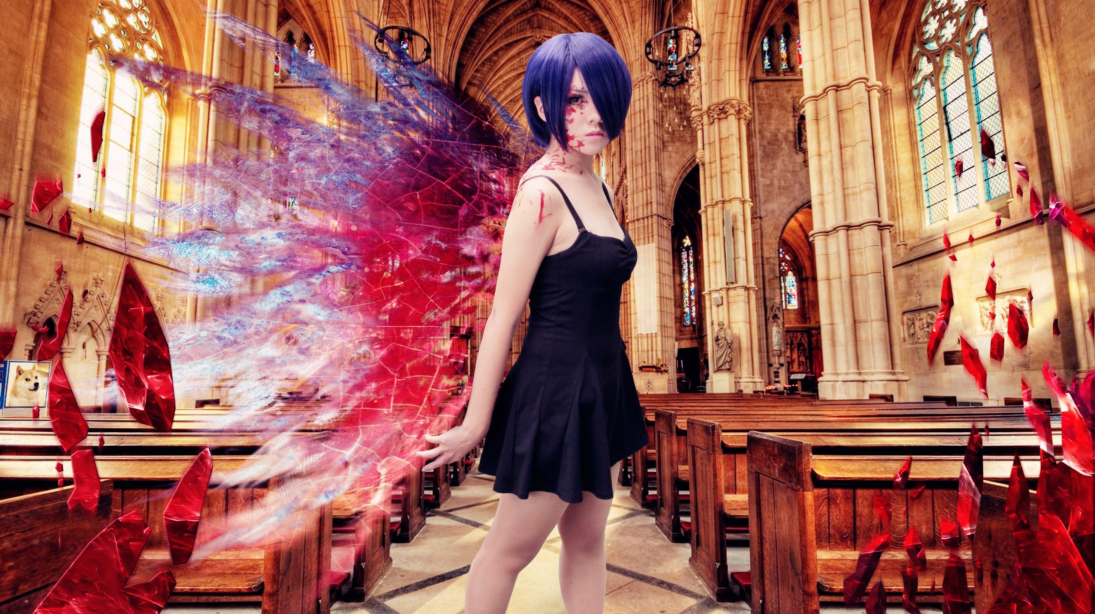 3648x2048 3648x2048 kirishima touka tokyo ghoul cosplay