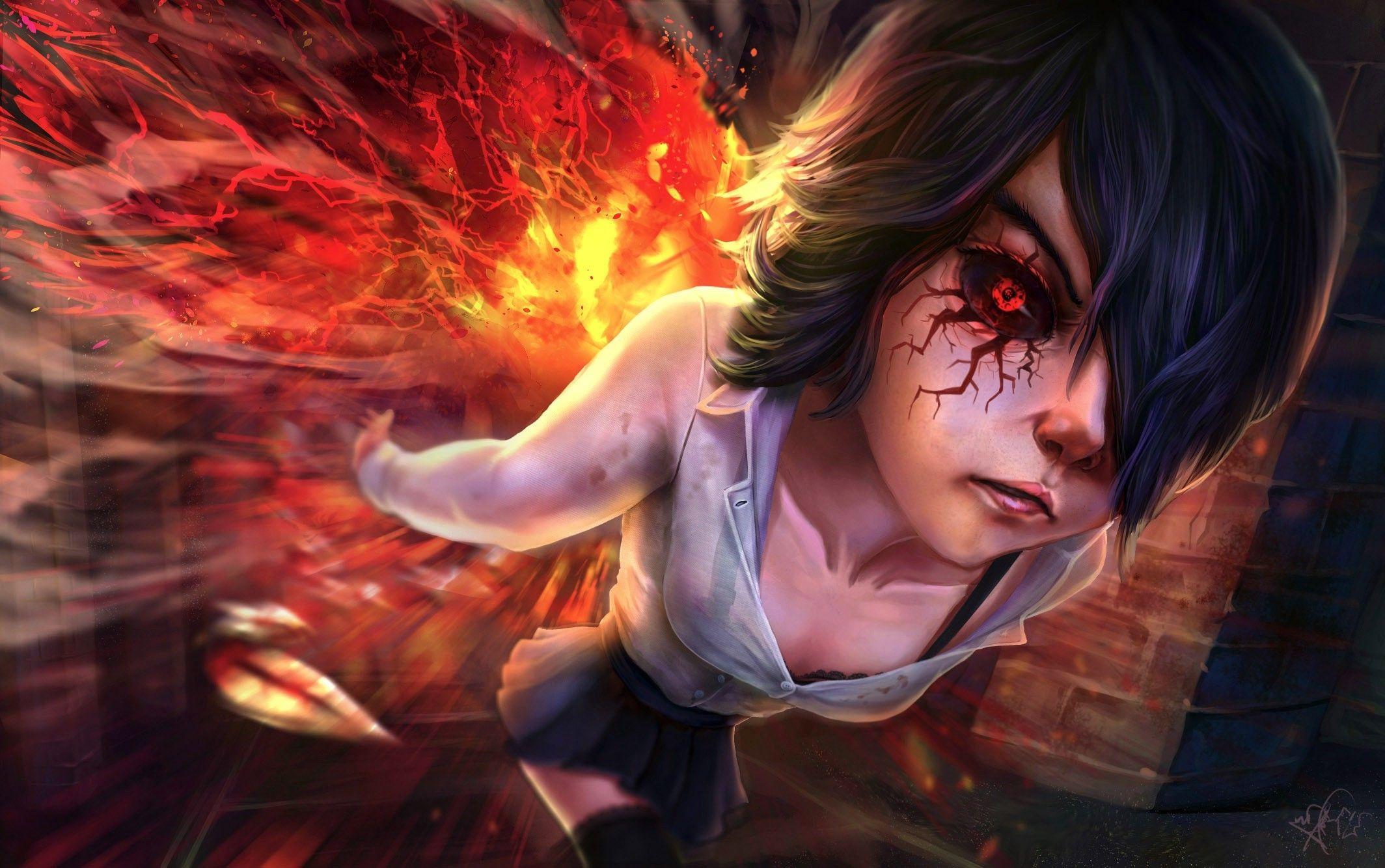 2128x1334 Tokyo Ghoul, Touka Kirishima Wallpaper HD / Desktop