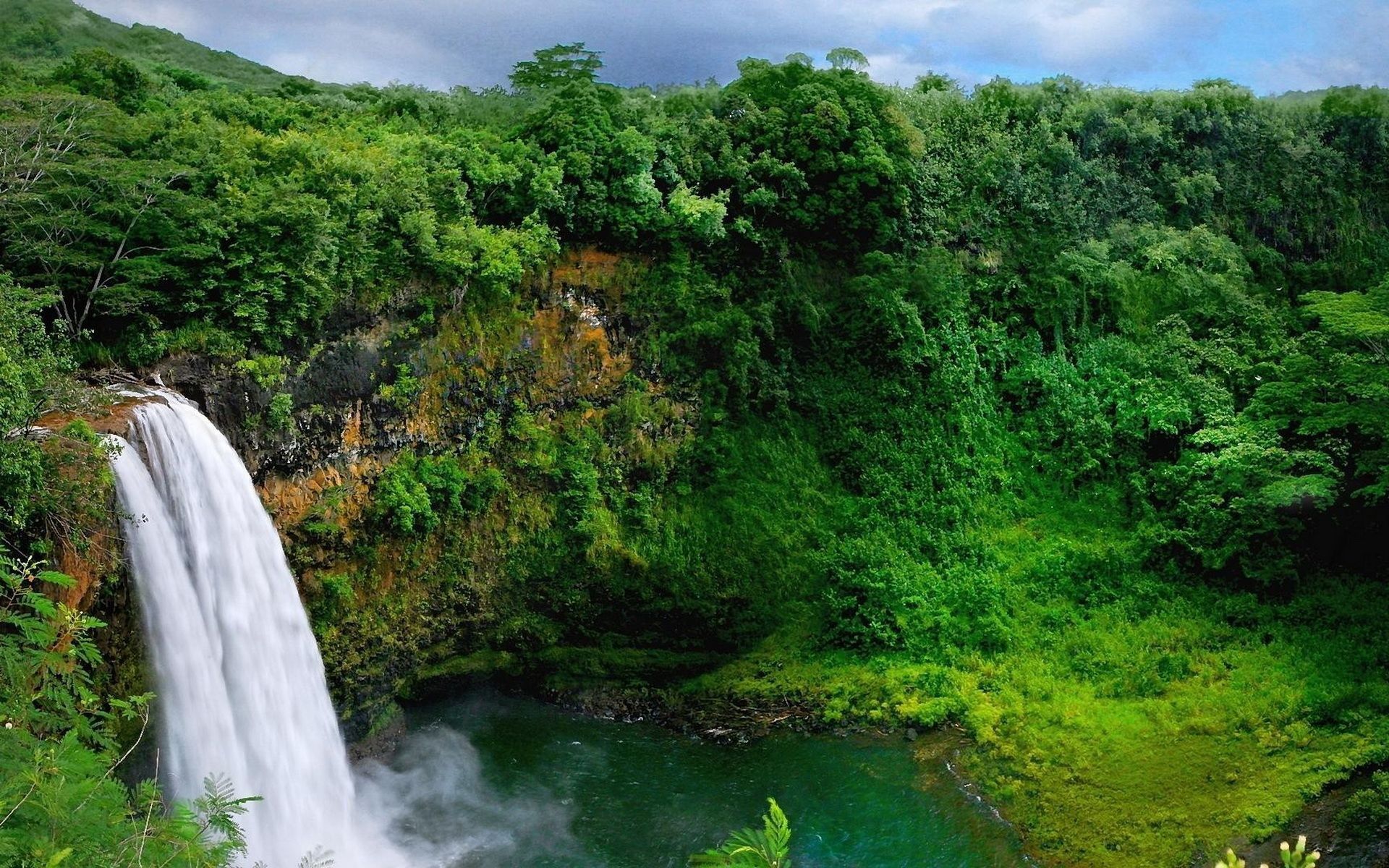 1920x1200 Download Nature Waterfall HD Wallpaper