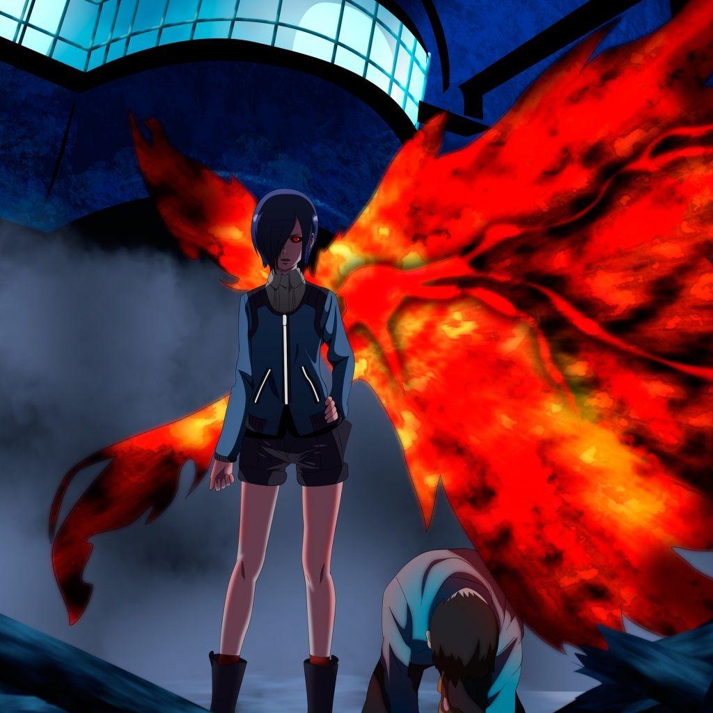 1024x1024 Wallpaper 4k Tokyo Ghoul Touka Kirishima 4k 4k Wallpaper